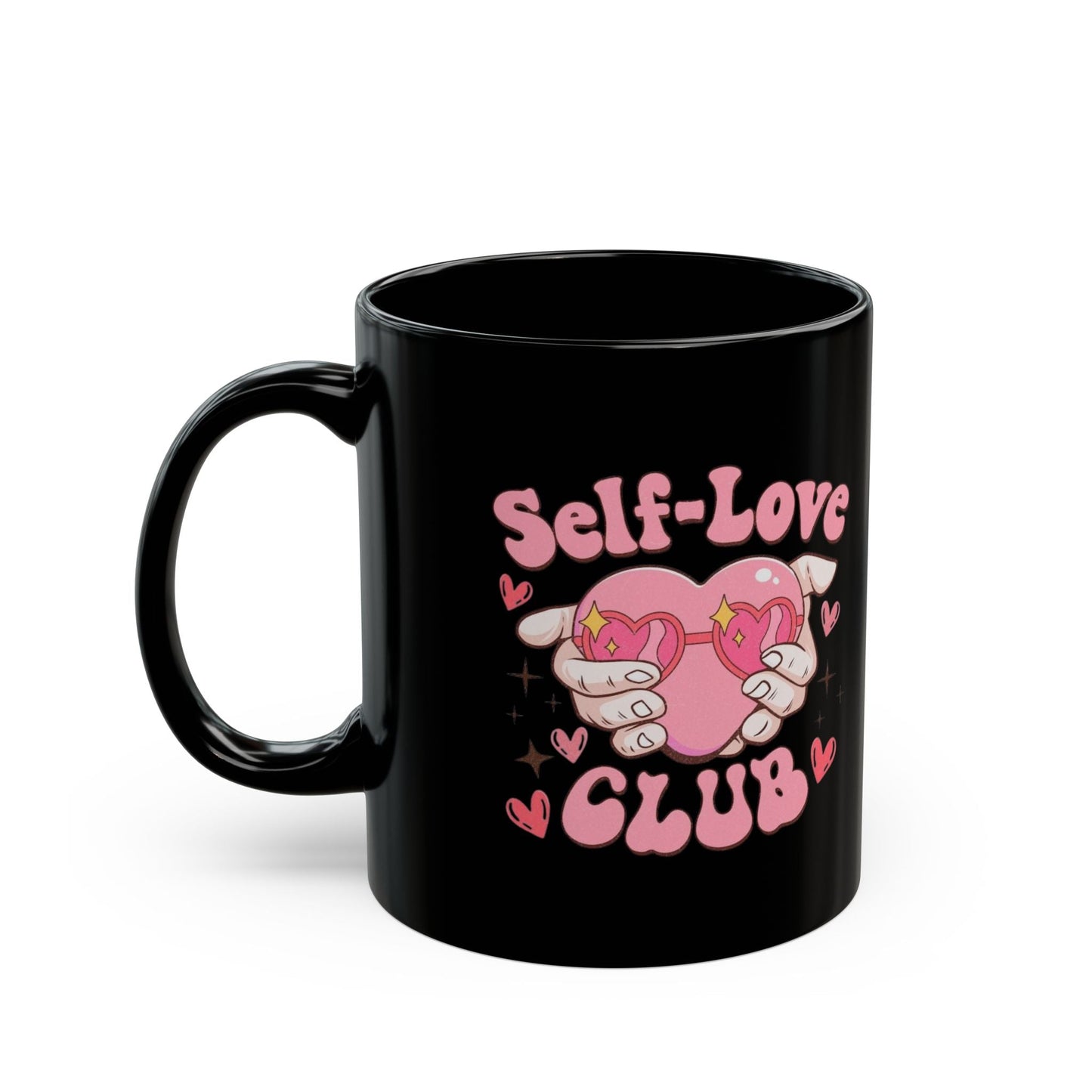 Self Love Club Retro Mugs, Funny Valentines Day Gift