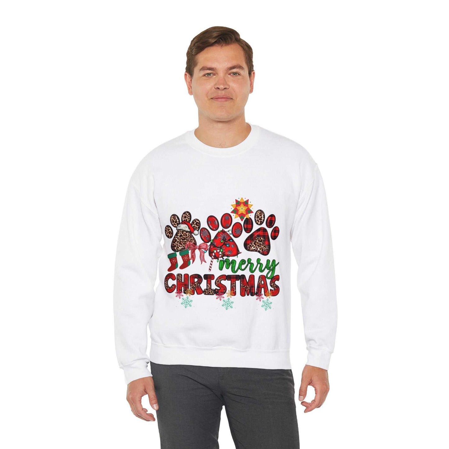 Merry Christmas Dog Sweatshirt, Dog Christams Gift, Dog Lover Shirt