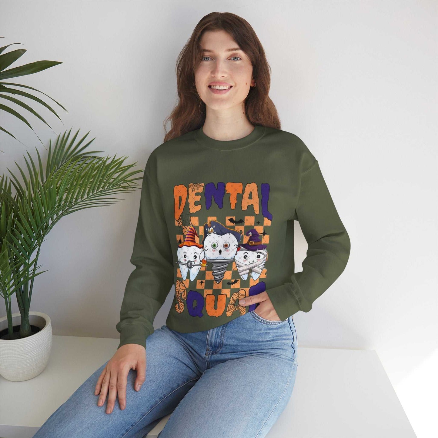 Dental Squad Sweatshirt, Gift for Dental Office, Dentist Crew Crewneck
