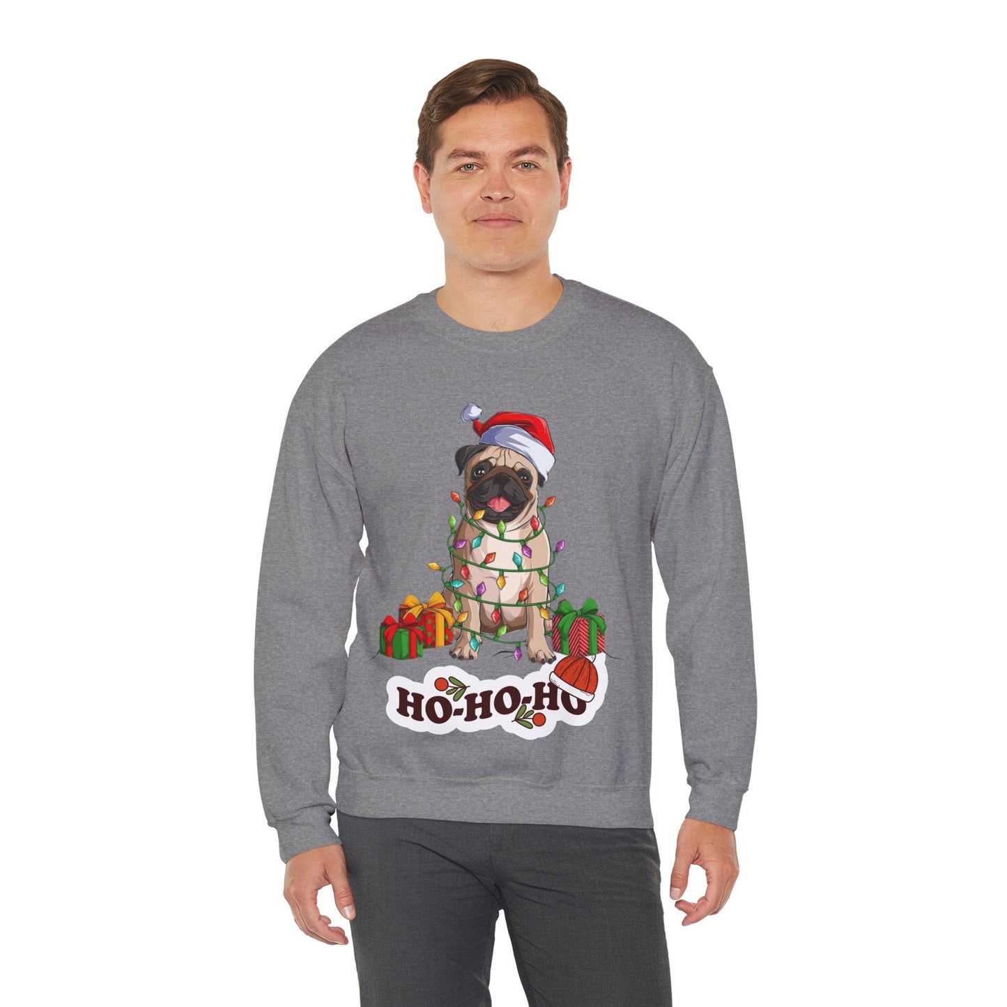 Cute Christmas Dog Sweatshirt, Christmas Dog Gift
