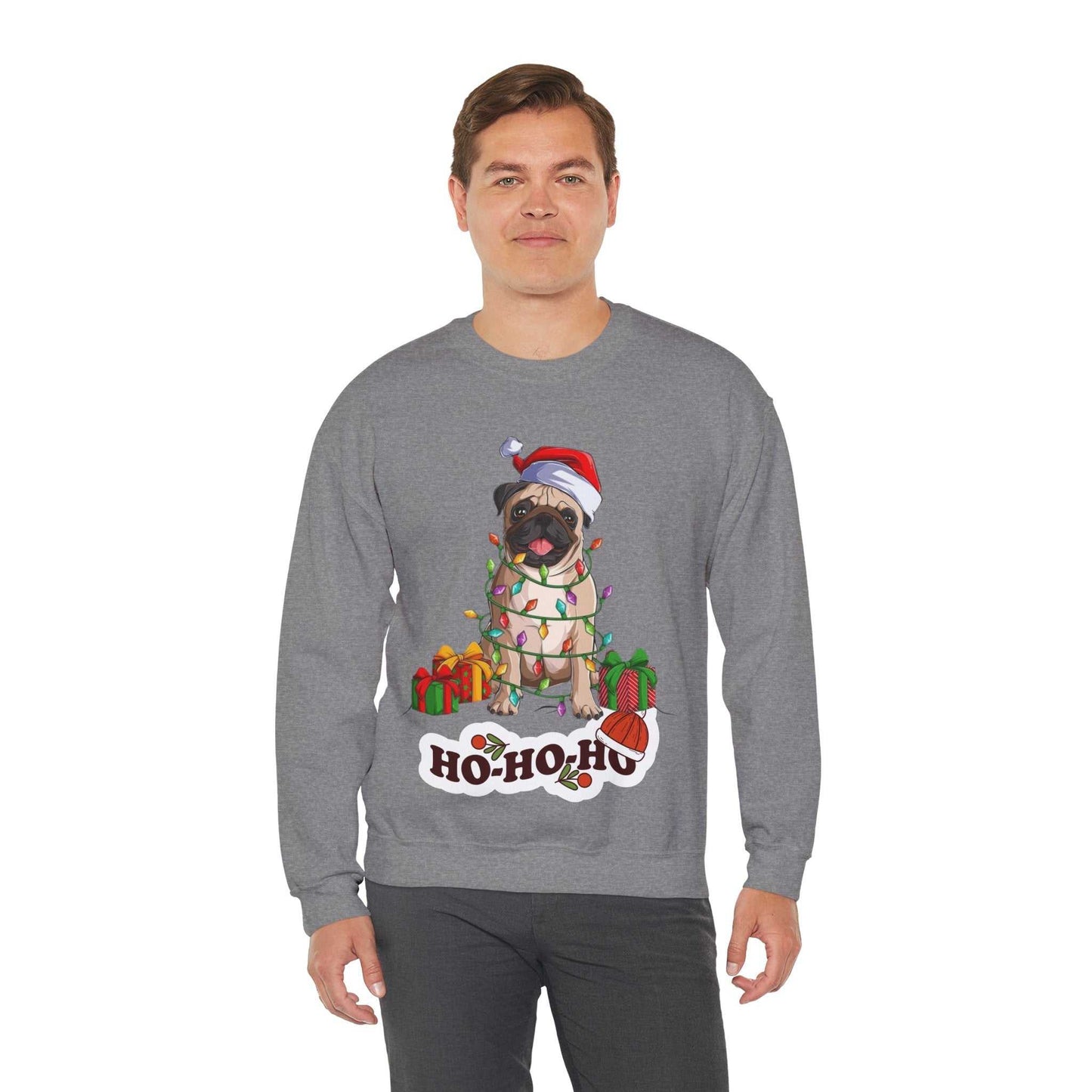 Cute Christmas Dog Sweatshirt, Christmas Dog Gift, Dog Lover Shirt