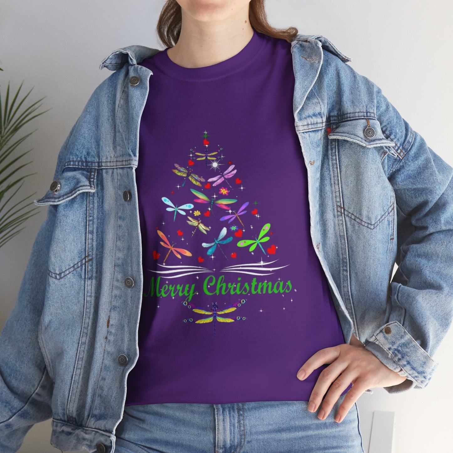 Christmas Dragonfly Shirt, Dragonfly Gift