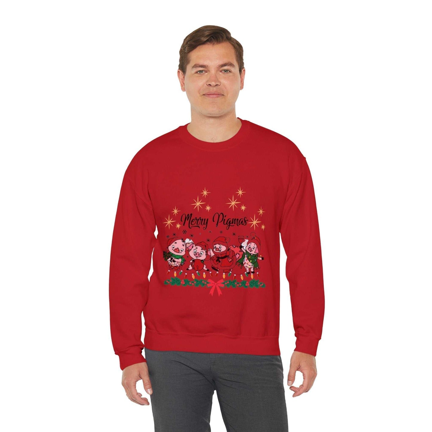 Merry Pigmas Sweatshirt, Funny Farmer Christmas Gift