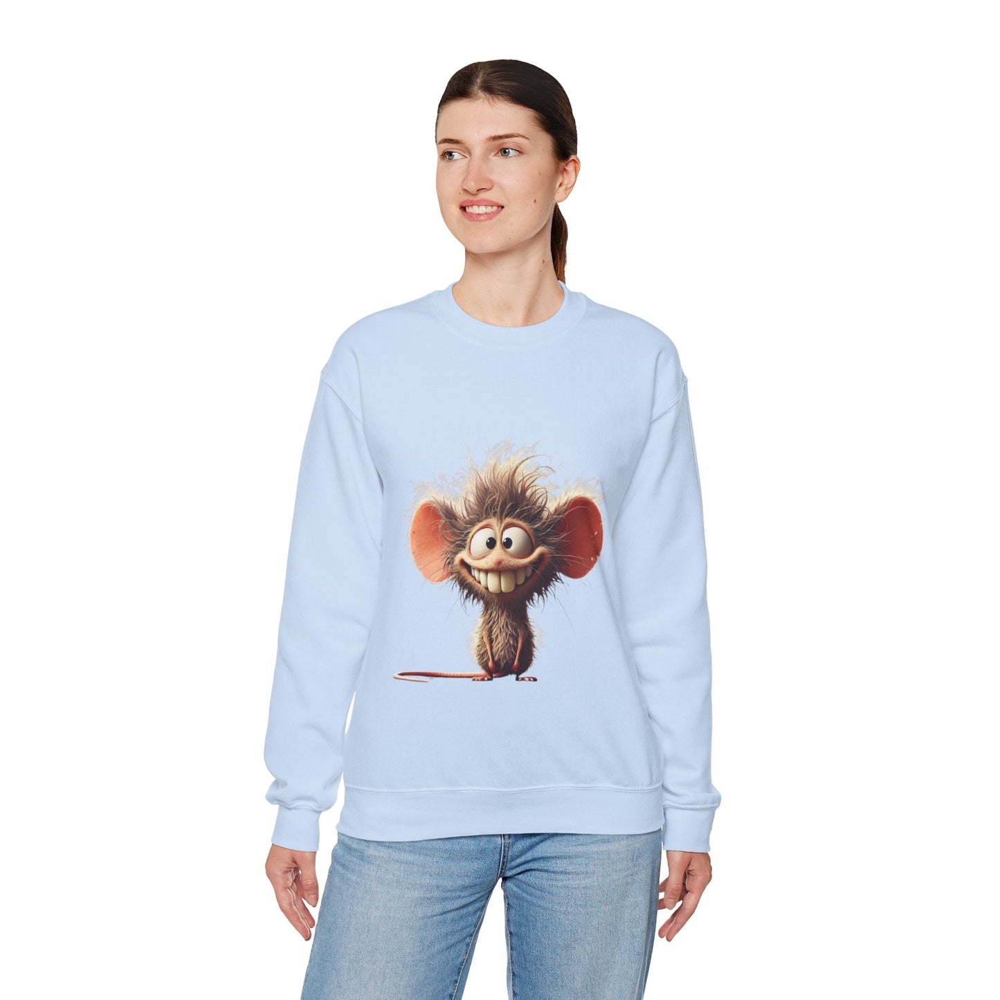 Funny Cartoon Character Unisex Crewneck Sweatshirt