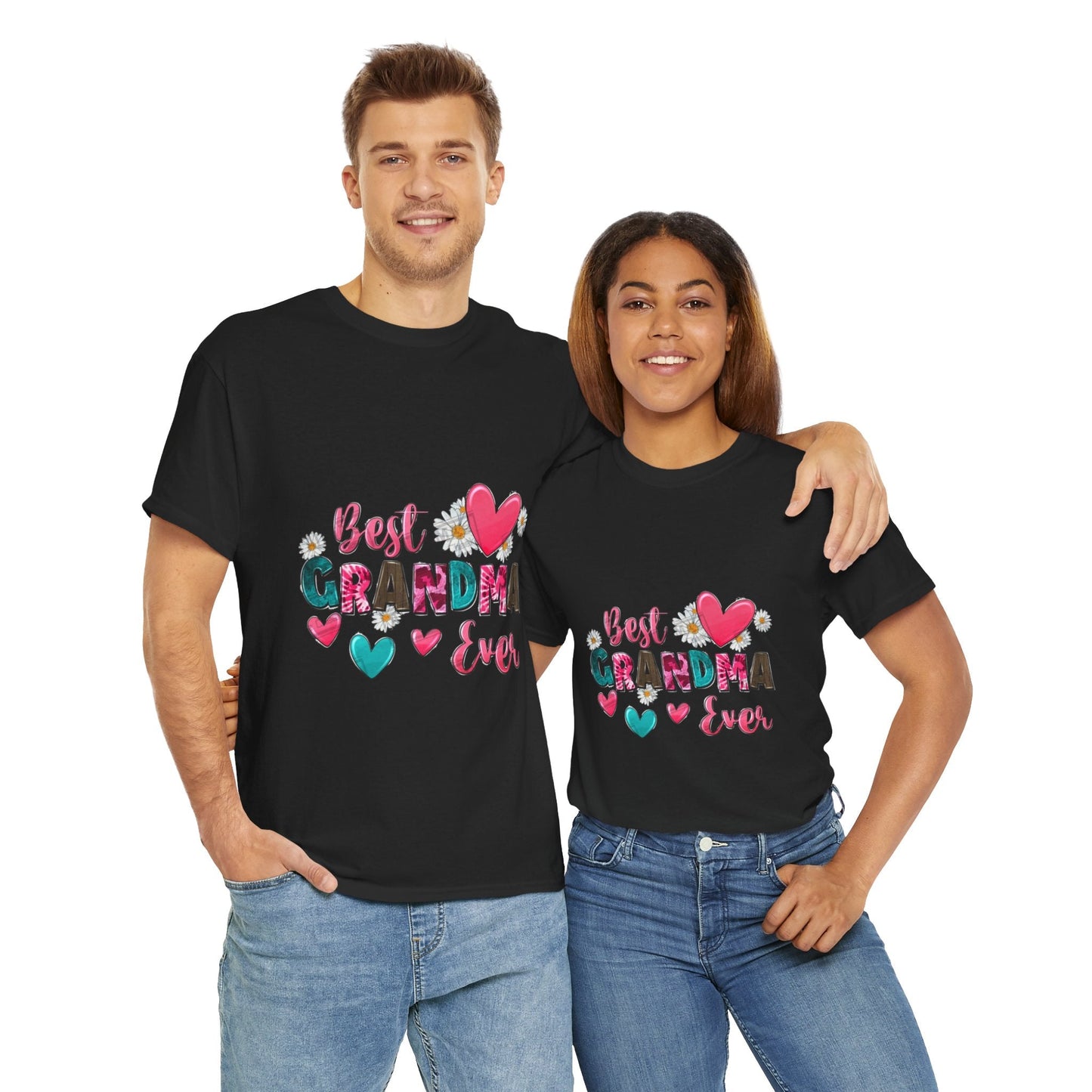 Best Grandma Ever Unisex Heavy Cotton Tee - Perfect Gift for Grandmothers