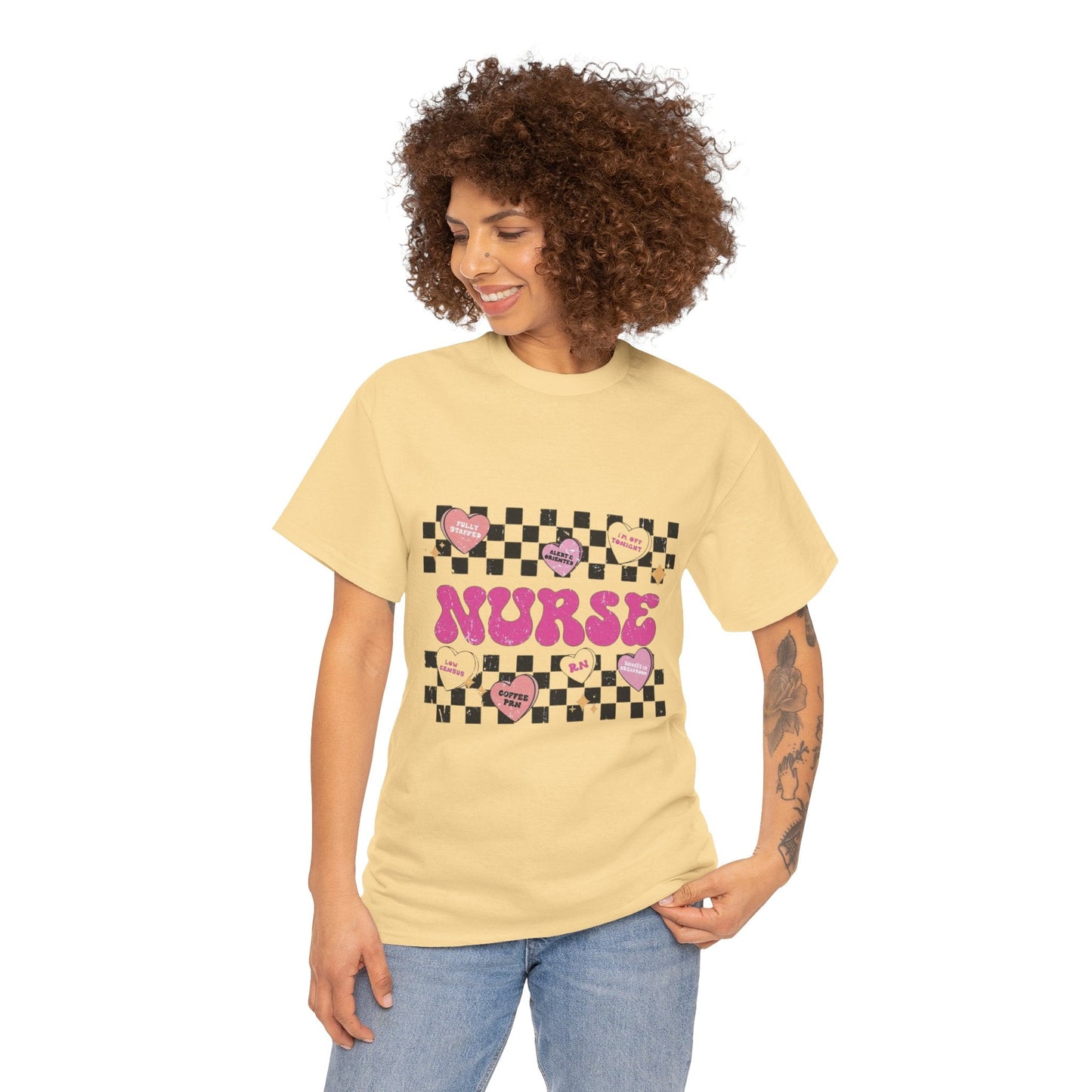 Love Nurse Retro T-Shirt, Retro Comfort Nurse Gift