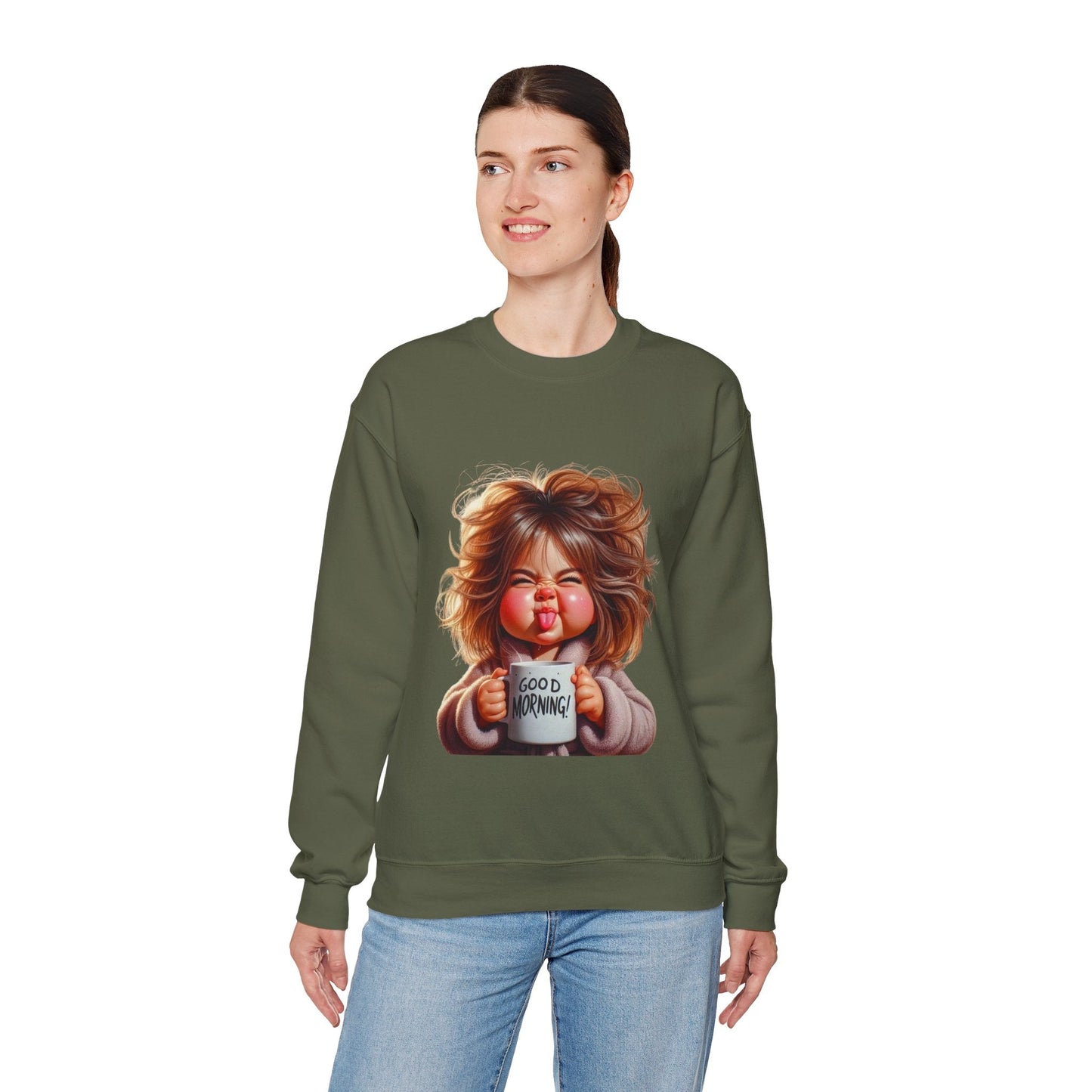 Good Morning Sweatshirt - Unisex Heavy Blend Crewneck