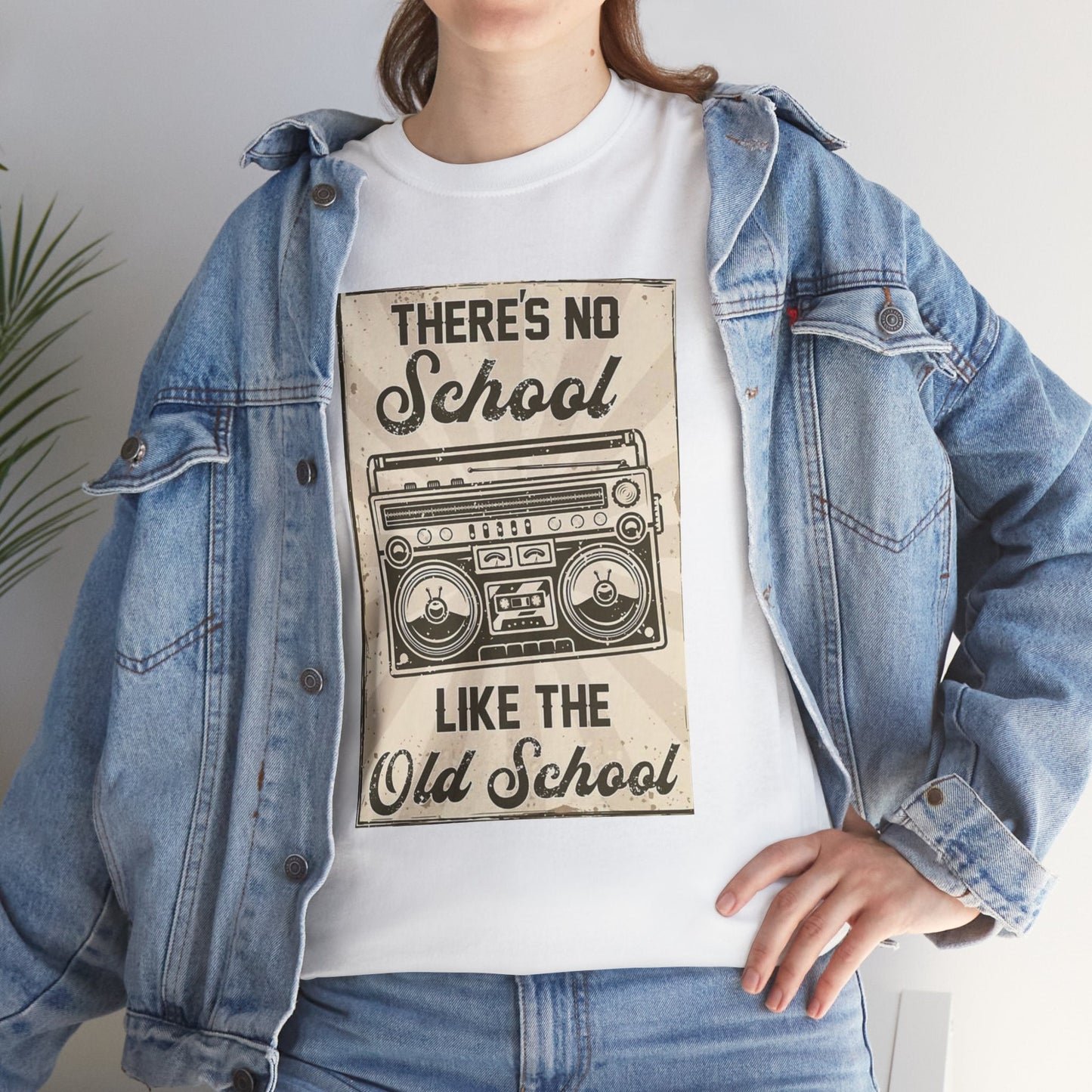 Vintage-style Unisex Tee - "There's No School Like the Old School"