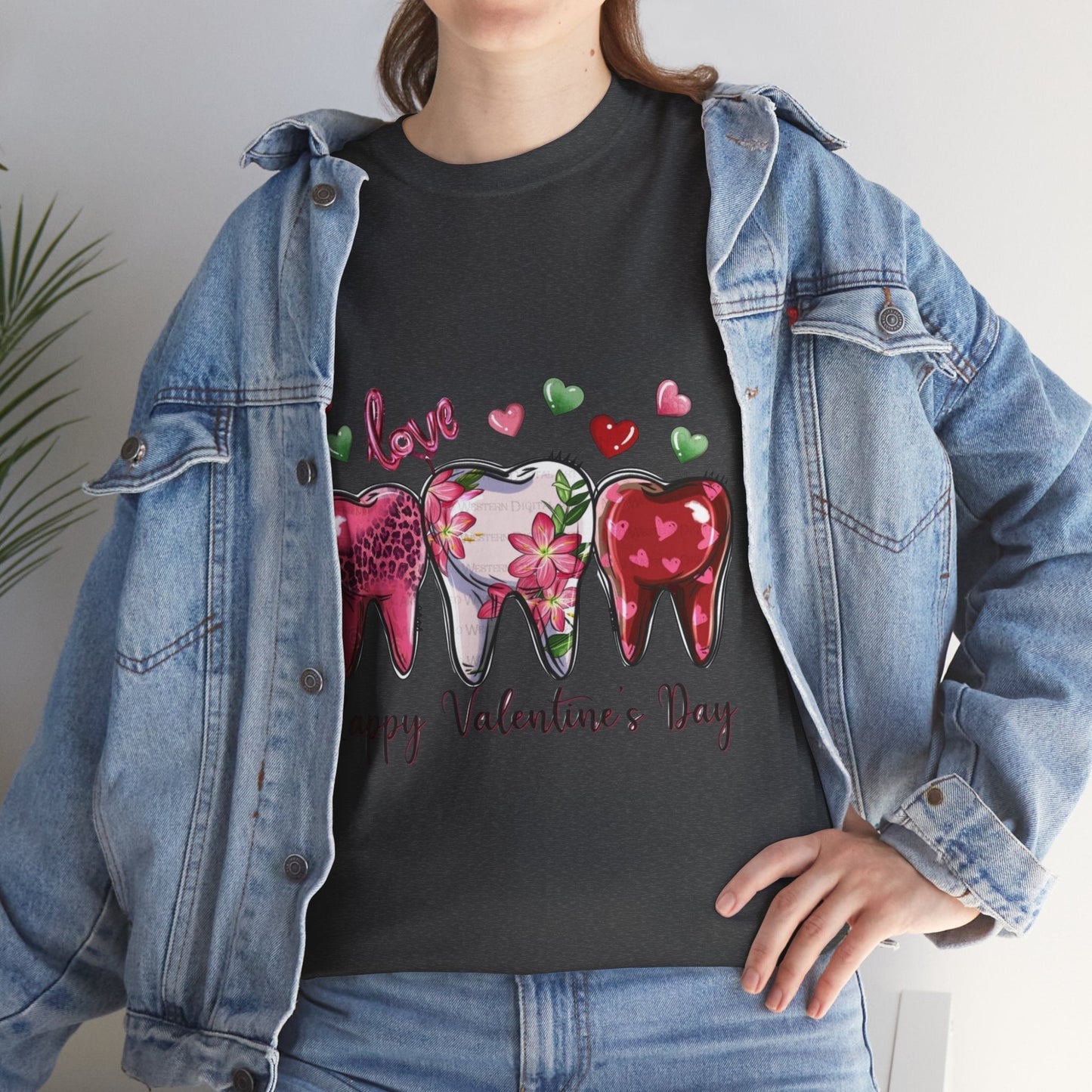 Dental Love Happy Valentines Day T-Shirt, Dental Hygienist Gift