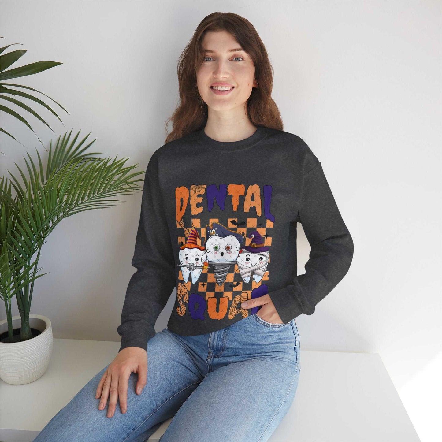 Dental Squad Sweatshirt, Gift for Dental Office, Dentist Crew Crewneck