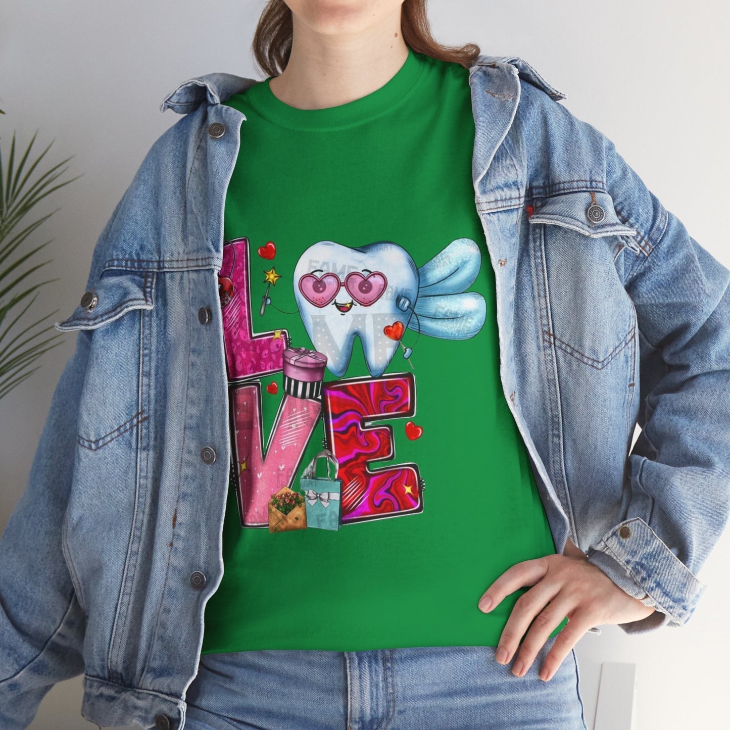 Love Dental Valentine T-Shirt, Dental Hygienist Gift