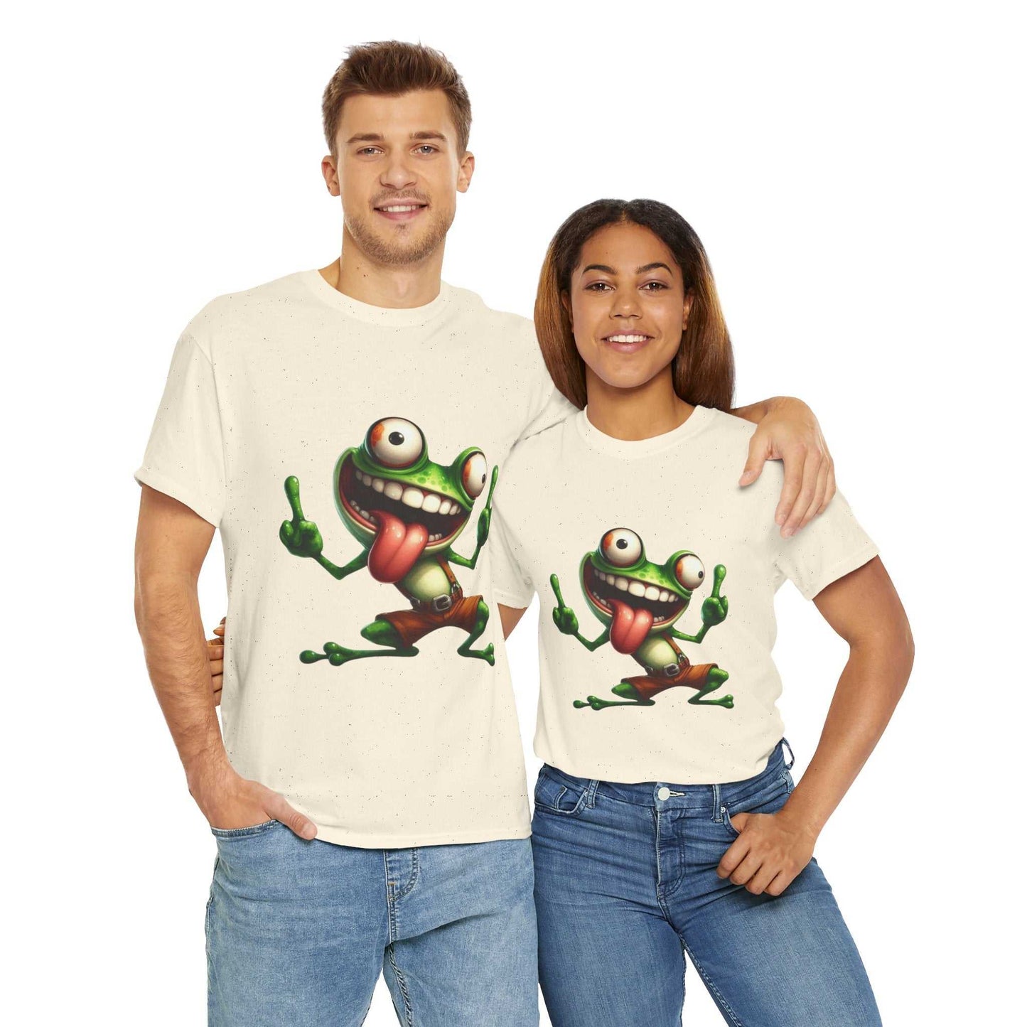Funny Frog Graphic Tee, Quirky Unisex Shirt, Gift for Frog Lovers