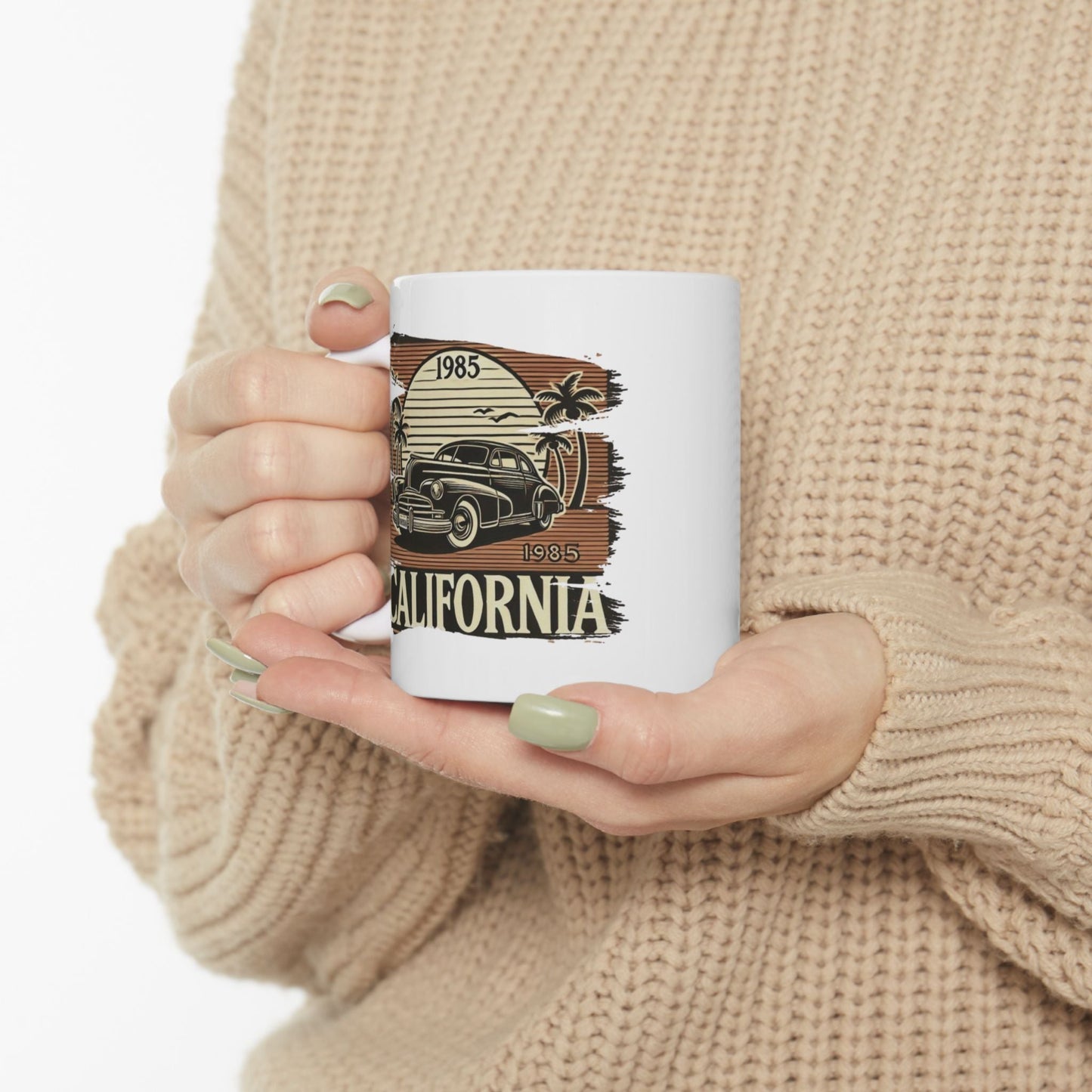 Vintage California Sunset Mug, Perfect Gift for Coffee Lovers