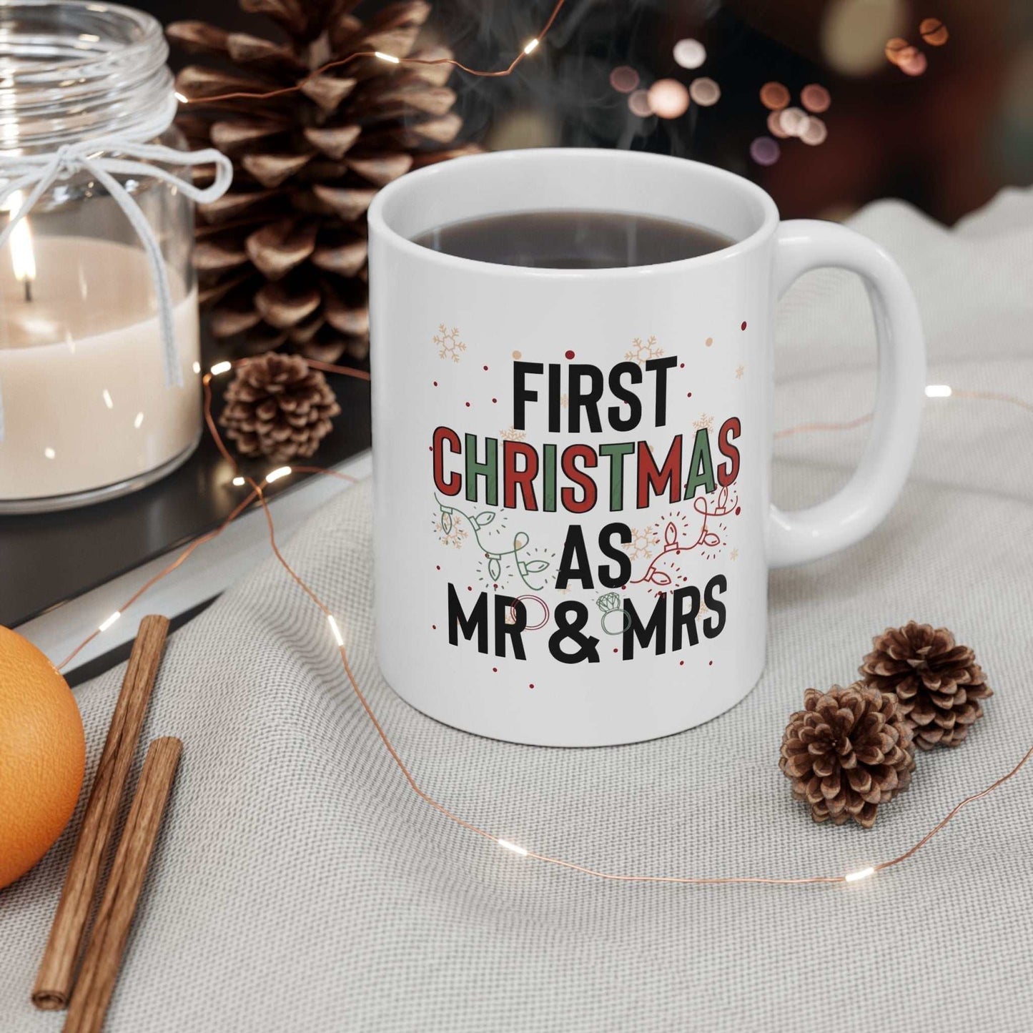 First Christmas As Mr and Mrs Mugs, Couple Christmas Gift