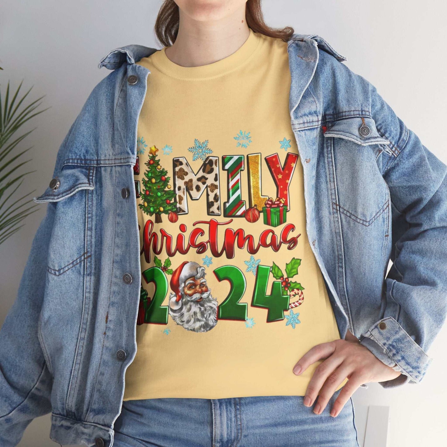 Halloween Family Christmas 2024 Shirt, Santa Claus Family Gift