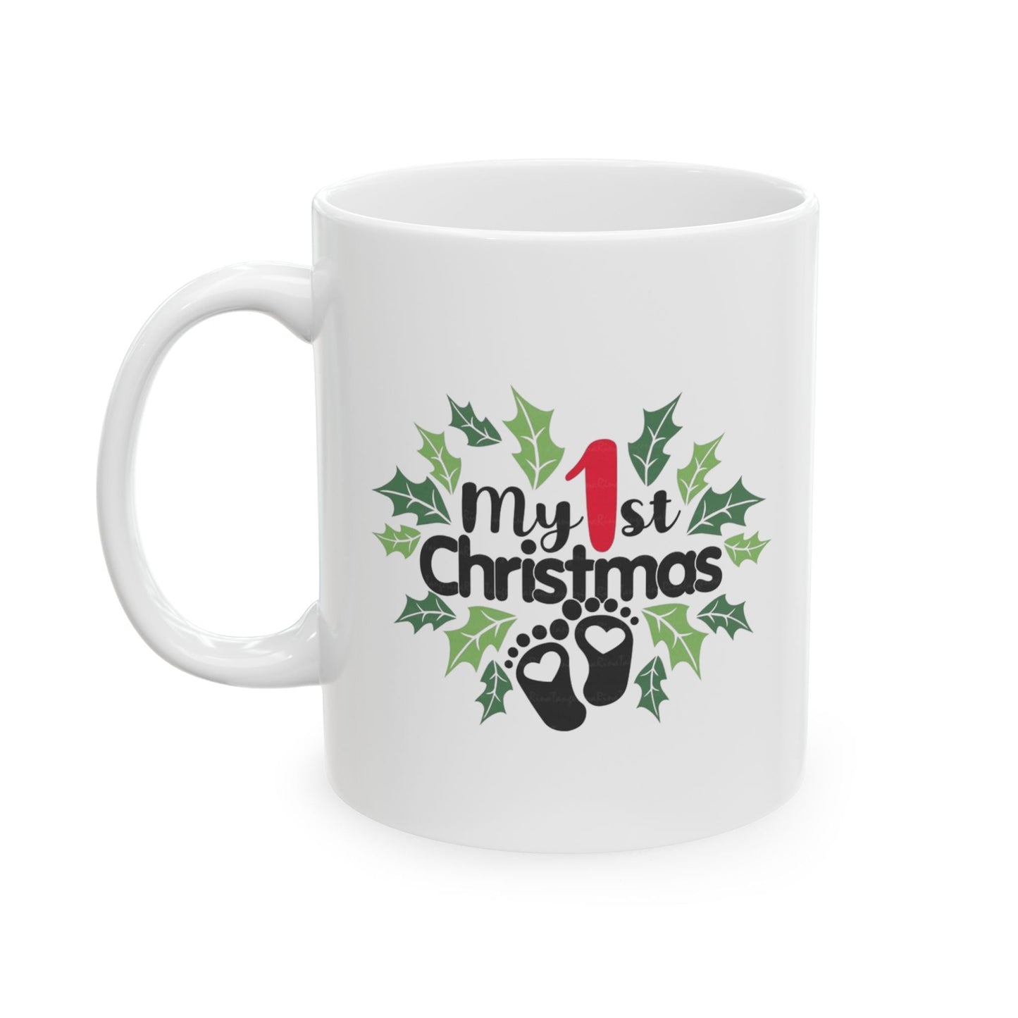 Family Christmas Name Mug, Baby First Gift