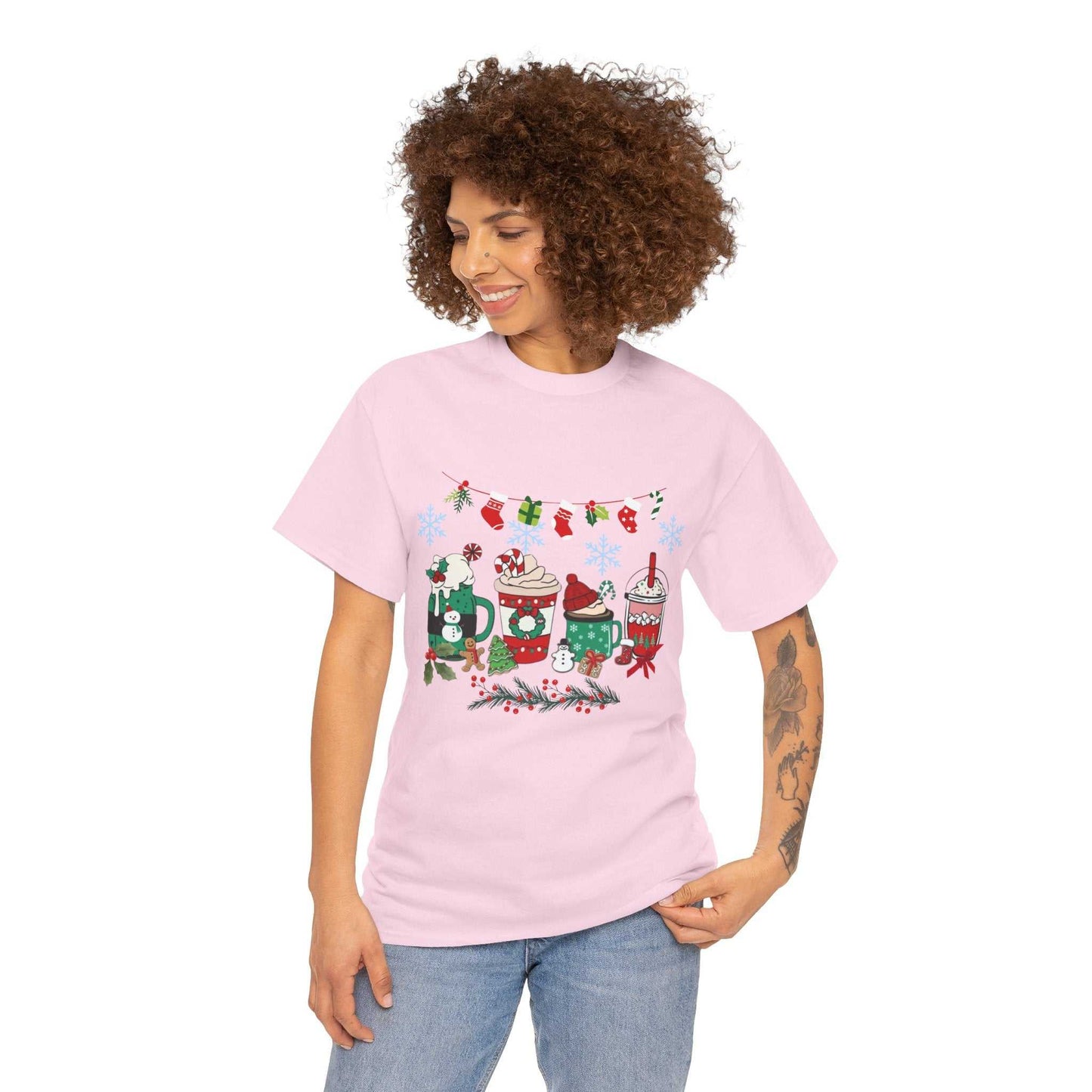 Christmas Coffee Shirt for Women with Festive Design - Perfect Holiday Gift