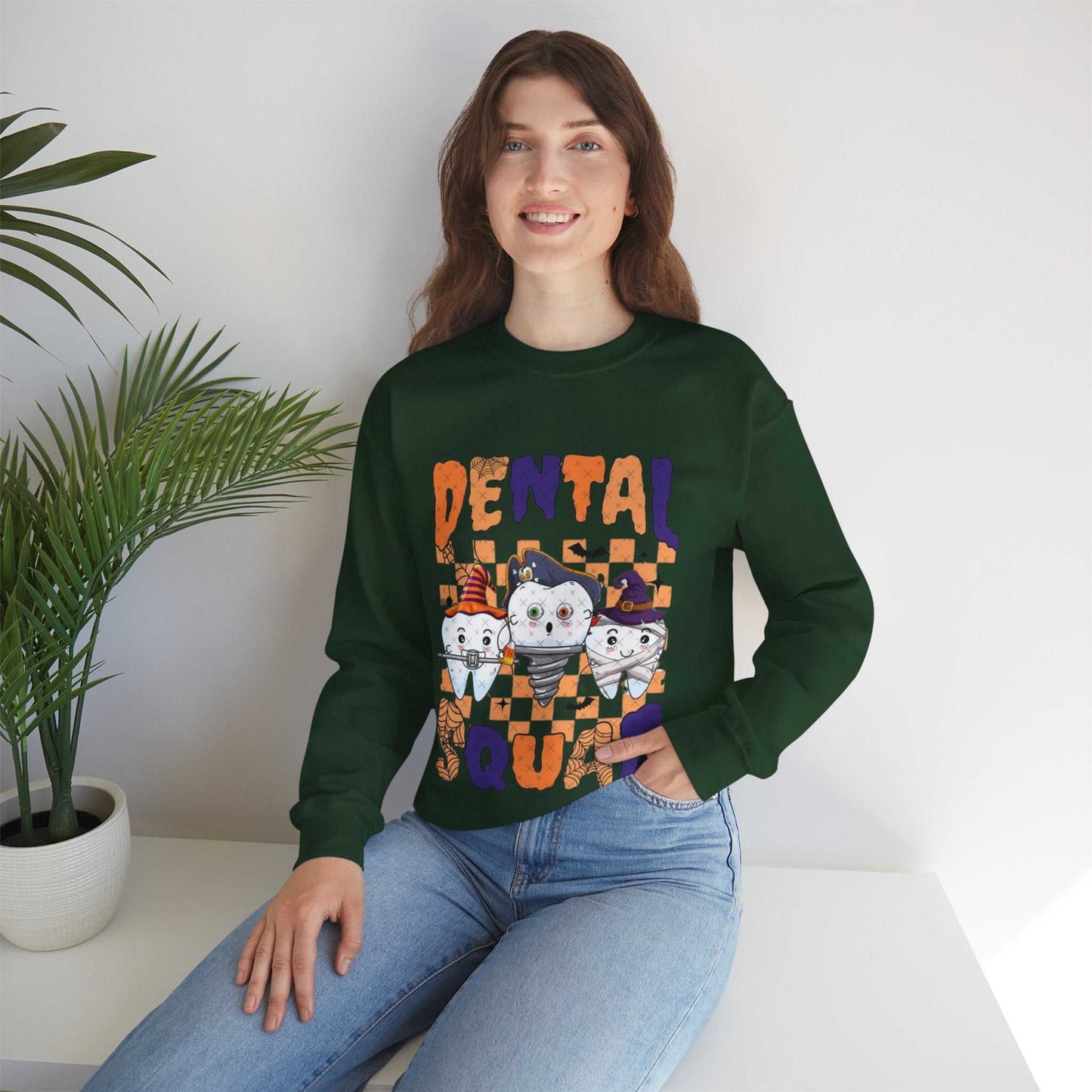 Dental Squad Sweatshirt, Gift for Dental Office, Dentist Crew Crewneck