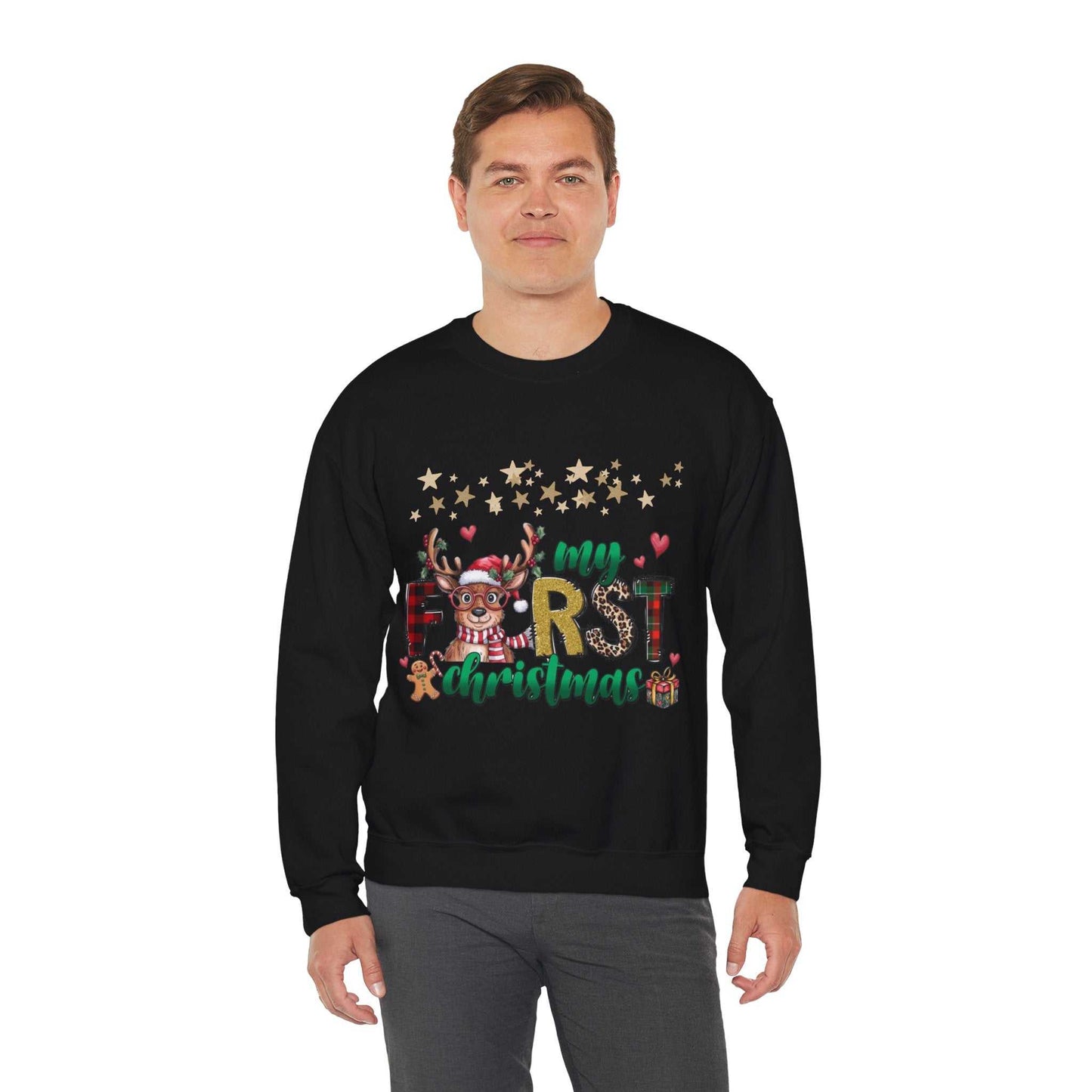 My First Christmas Sweatshirt, Family Sweatshirt Gift, Cute Baby Sweater for Christmas