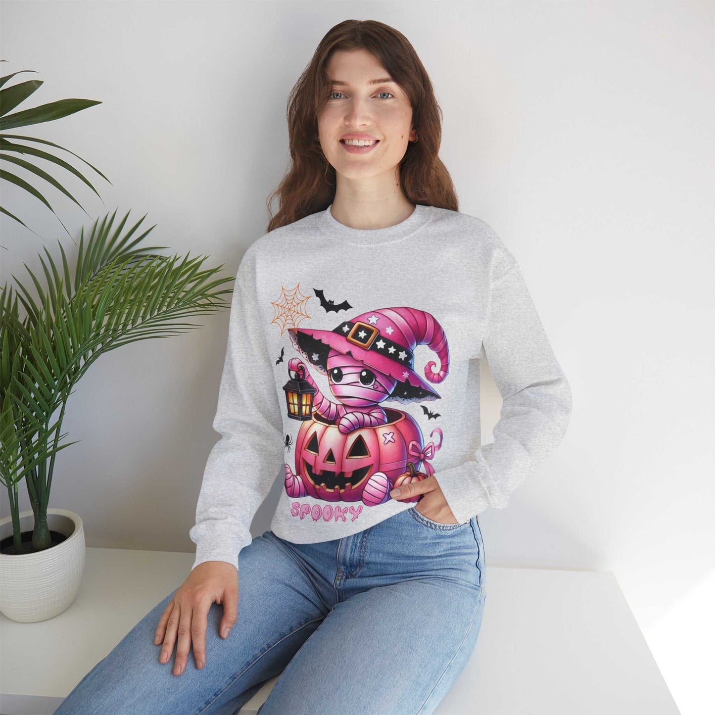 Funny Kids Halloween Sweatshirt, Spooky Season Gift