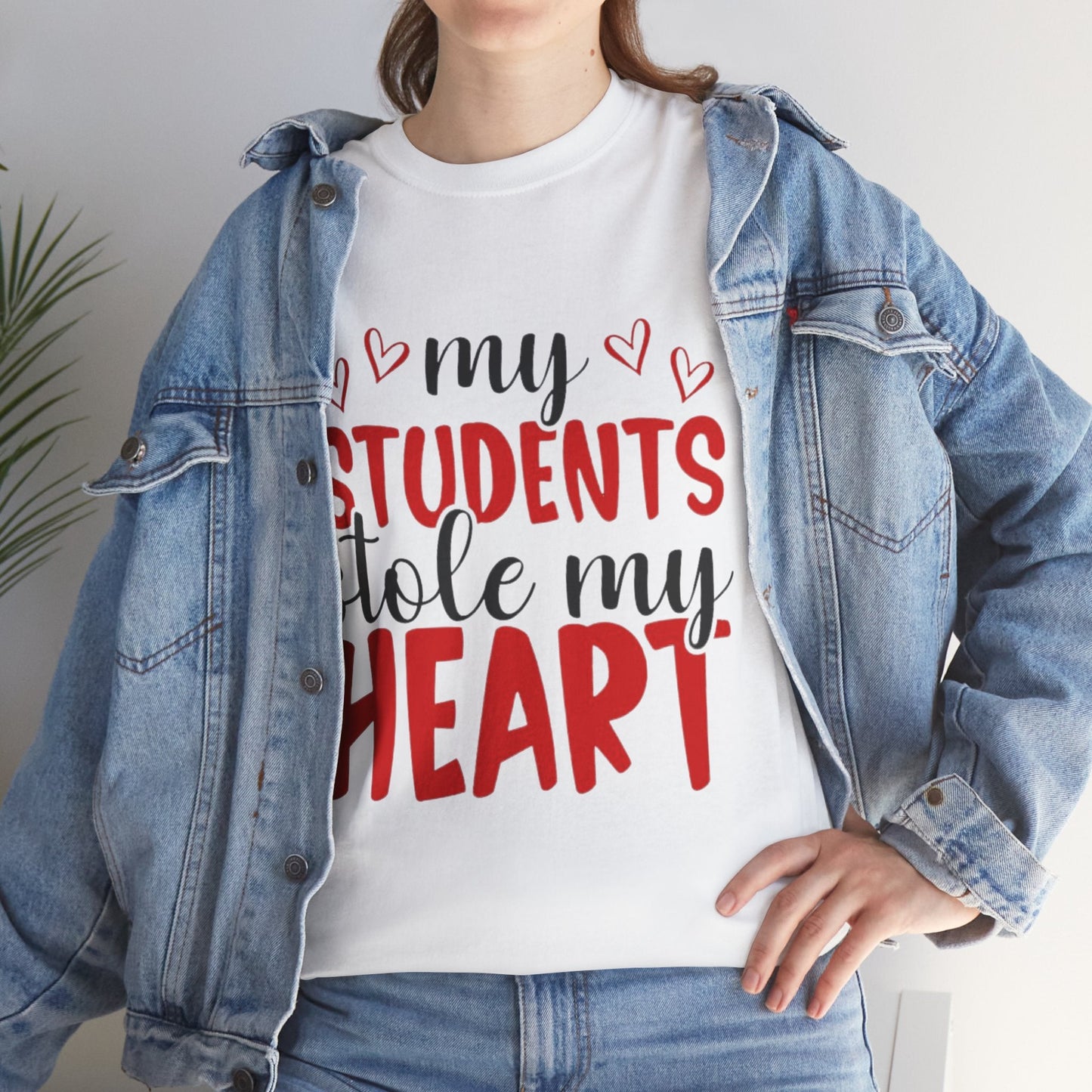 My Students Stole My Heart T-Shirt, Teacher Valentines Day Gift
