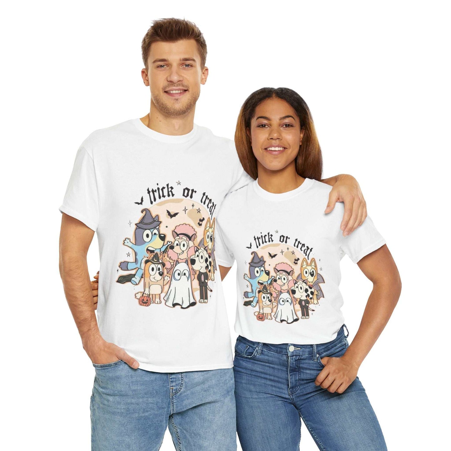 Cute Halloween Tee, Trick or Treat T-Shirt, Fall Festive Apparel Gift