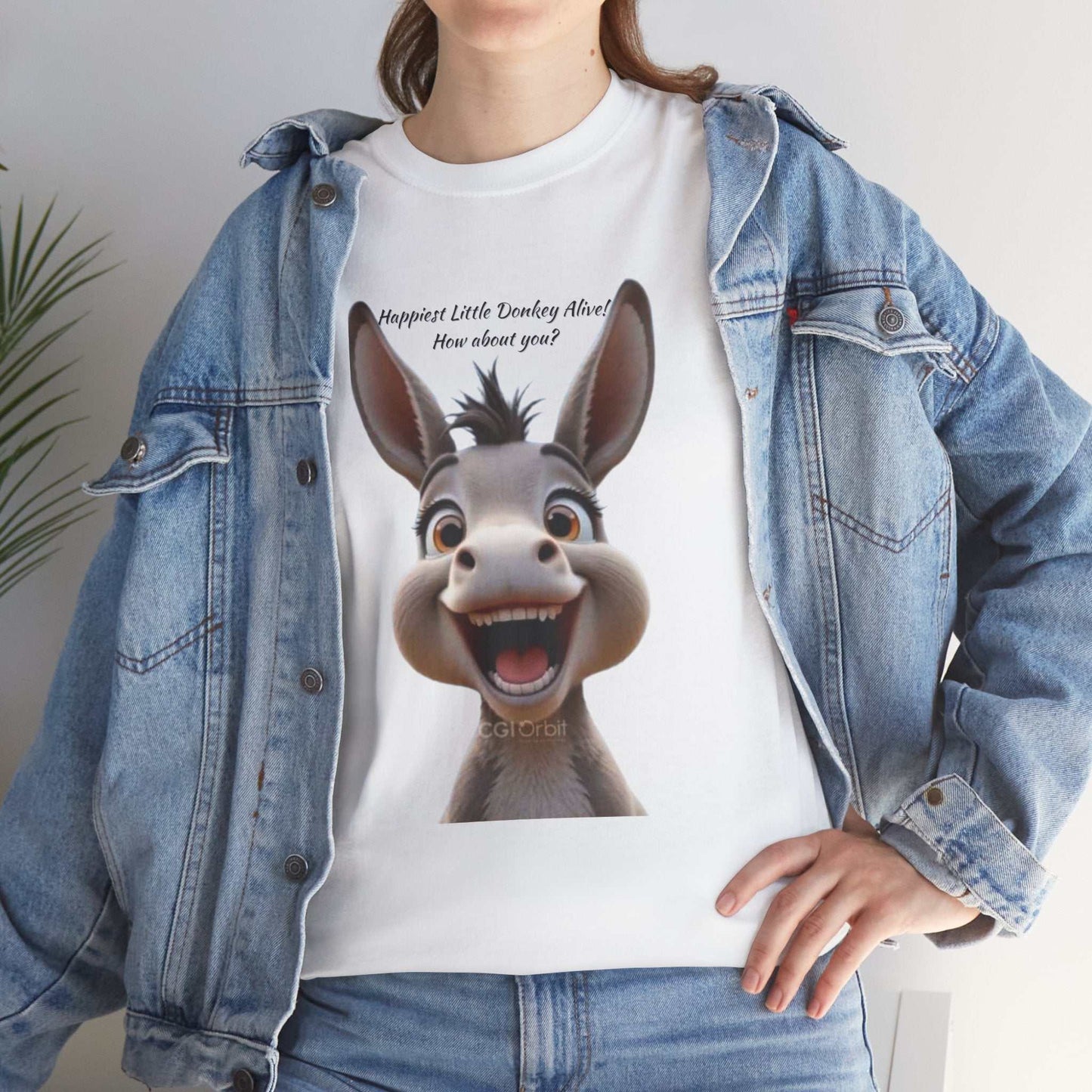 Funny donkey t-shirt - Unisex Heavy Cotton Shirt, Gift for Animal Lovers