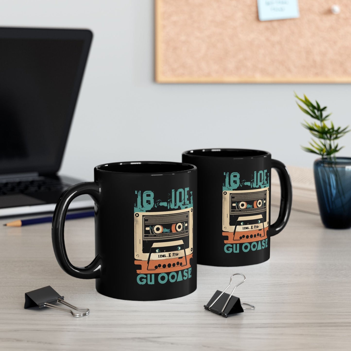 Retro Cassette Tape Coffee Mug - 11oz & 15oz Fun Gift for Music Lovers