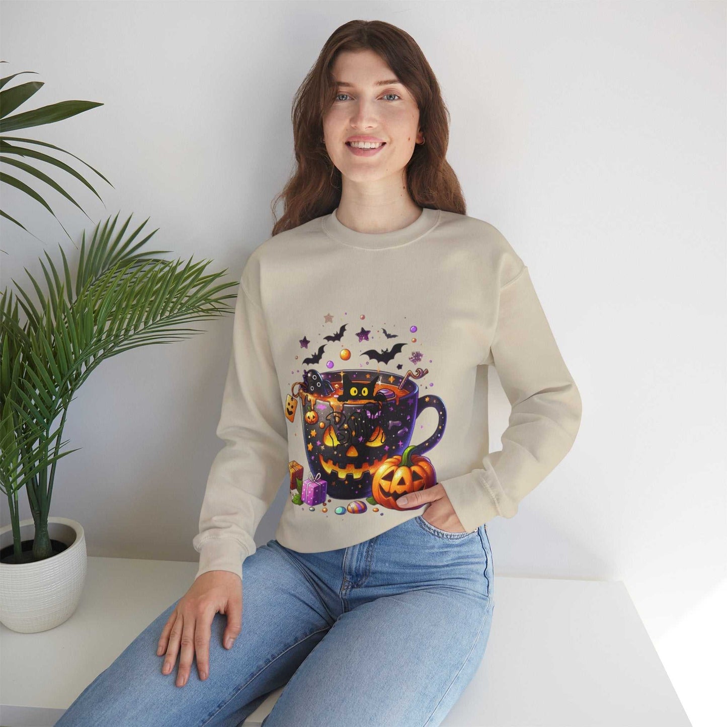 Its a Tea Sweatshirt, Halloween Sweatshirt, Pumpkin Tea Lover Gift