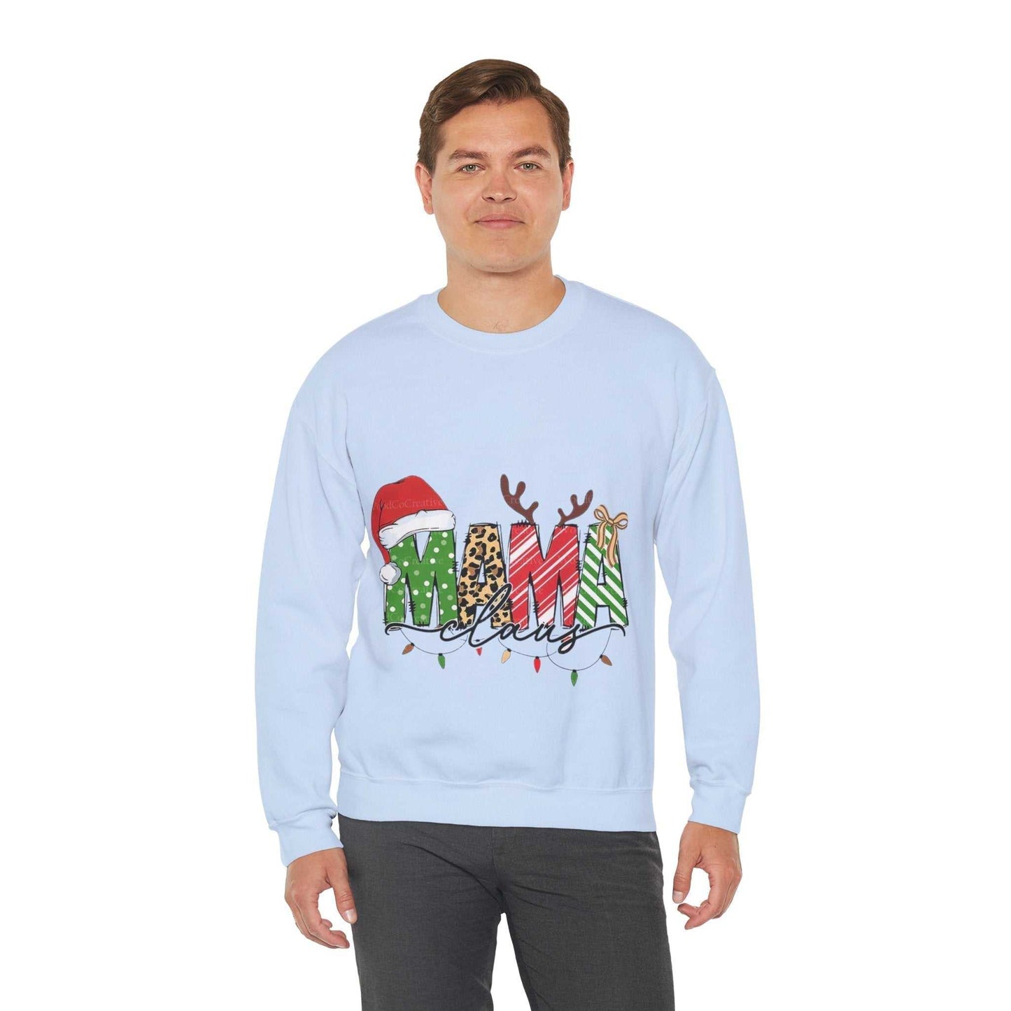 Mama Claus Sweatshirt, Family Christmas Gift, Merry Christmas Sweatshirt