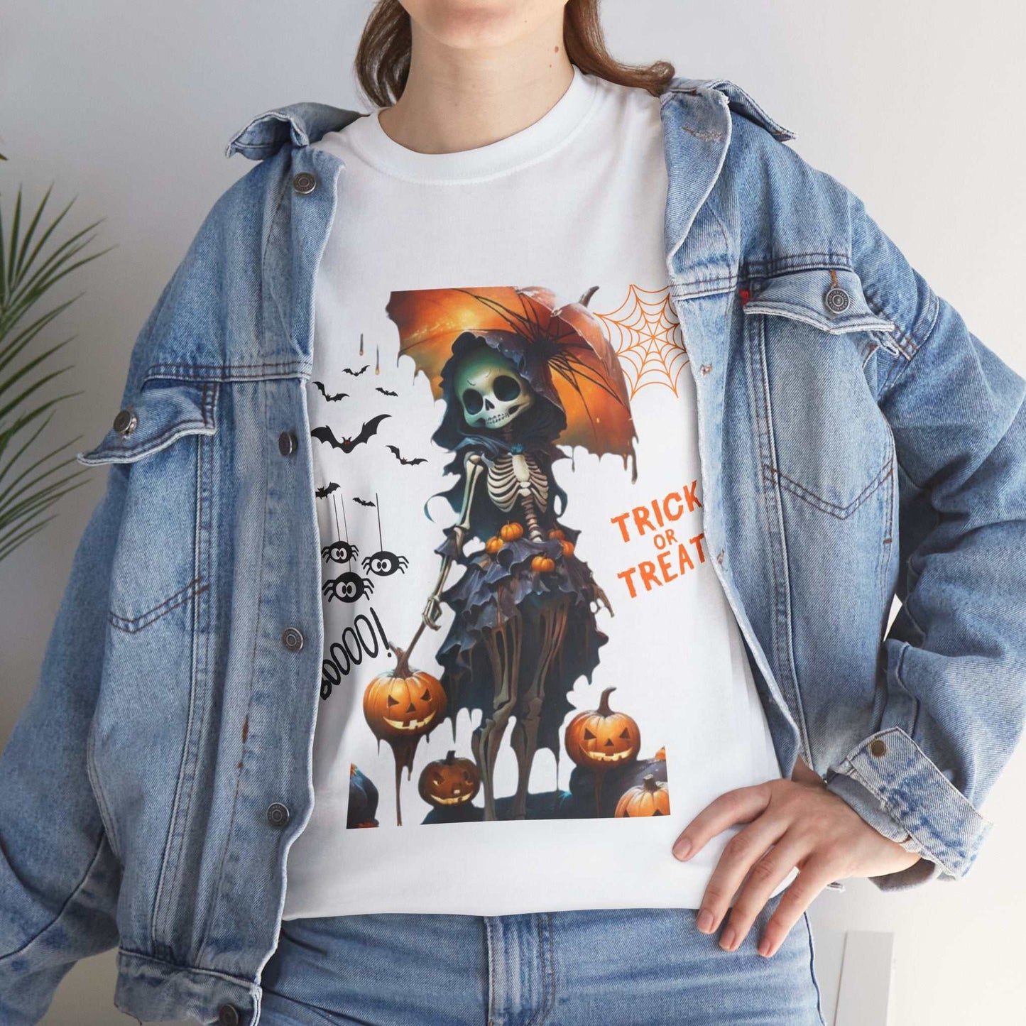 Girl Skeleton Shirt for Halloween, Baby Girl Halloween Tee Gift