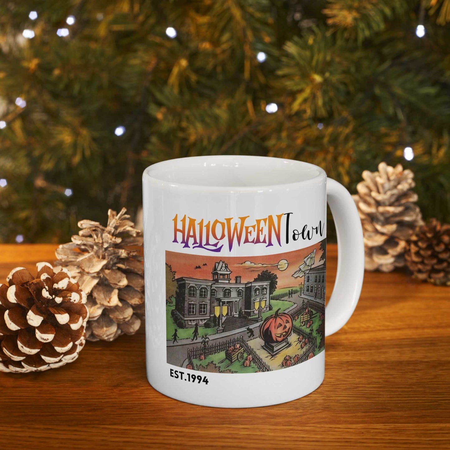 Halloweentown Est 1994 Mugs, Retro Halloween Gift