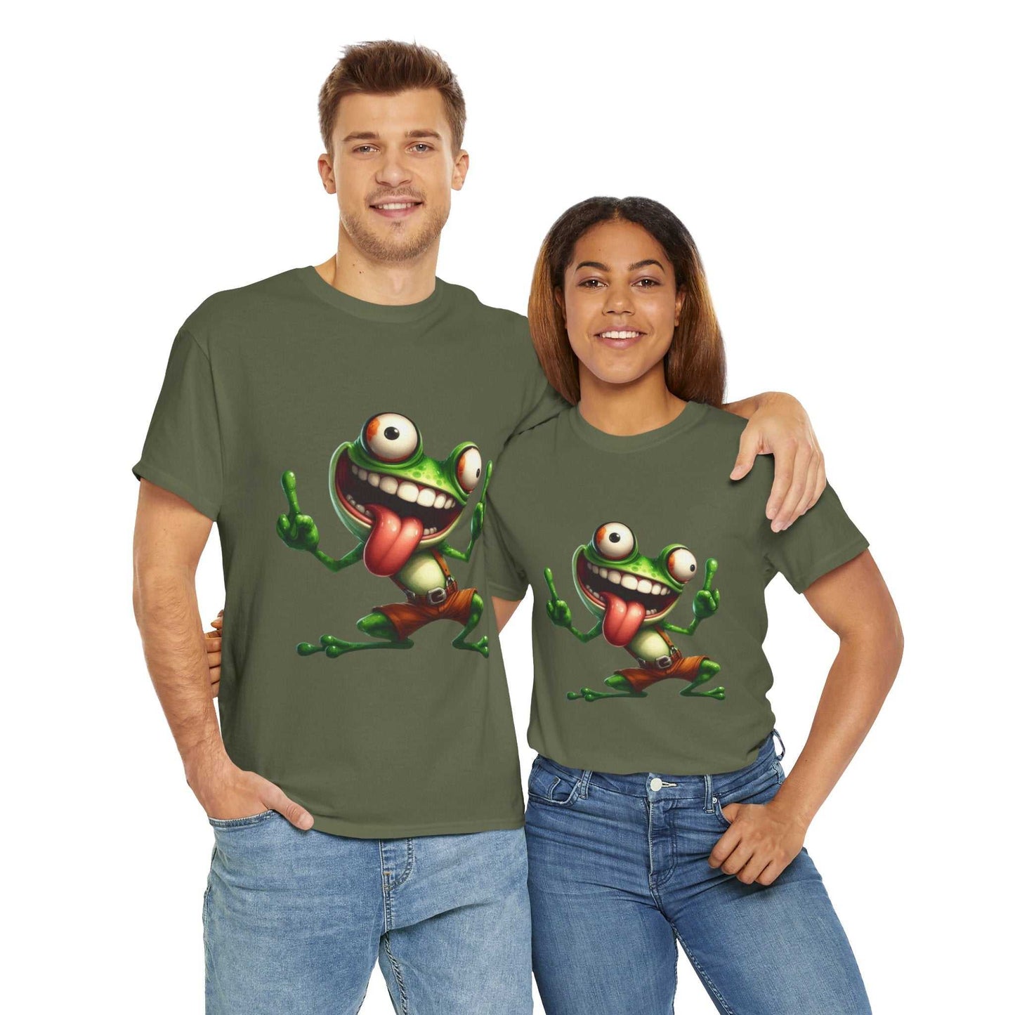 Funny Frog Graphic Tee, Quirky Unisex Shirt, Gift for Frog Lovers
