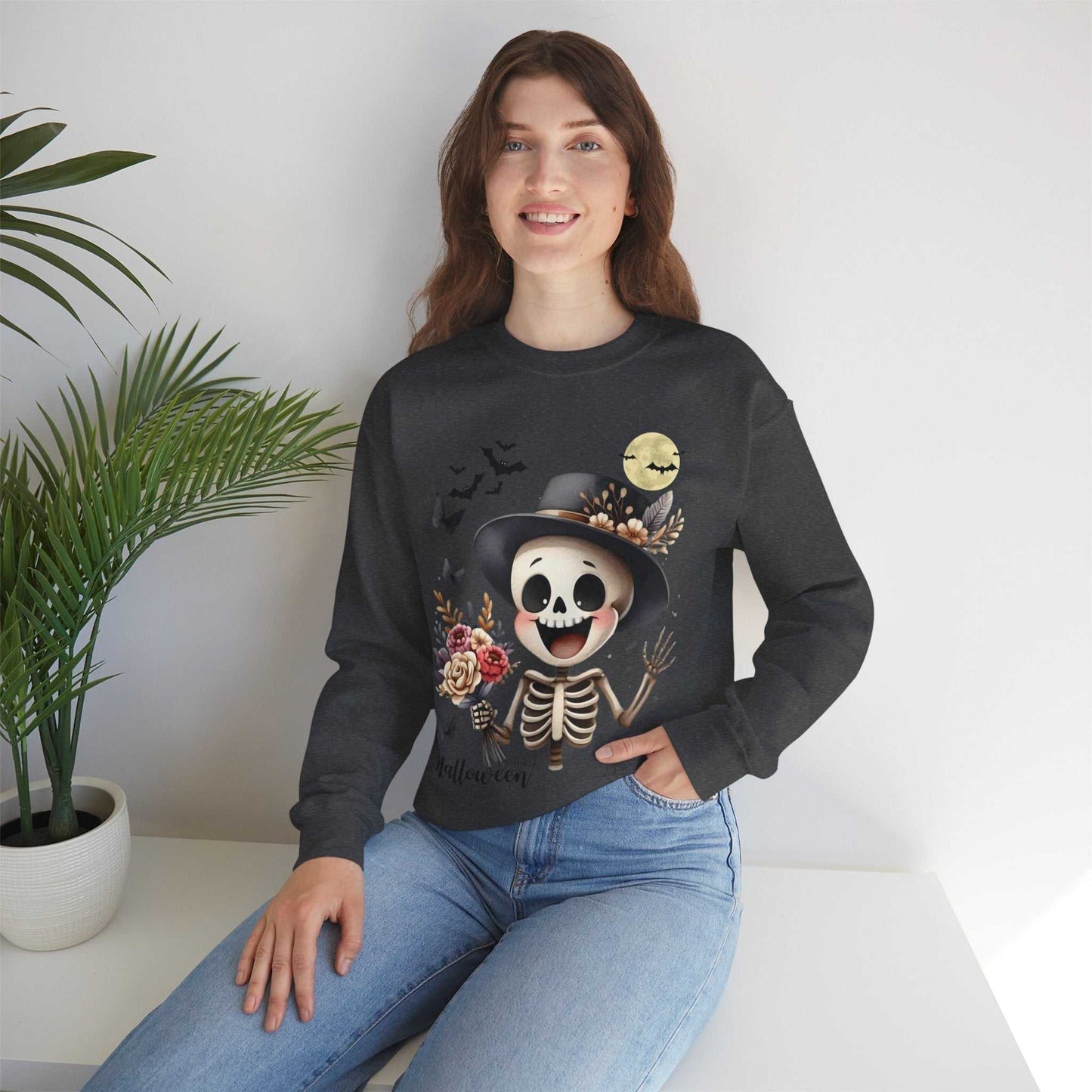 Funny Skeleton Kids Halloween Sweatshirt – Spooky & Cute Costume Alternative!
