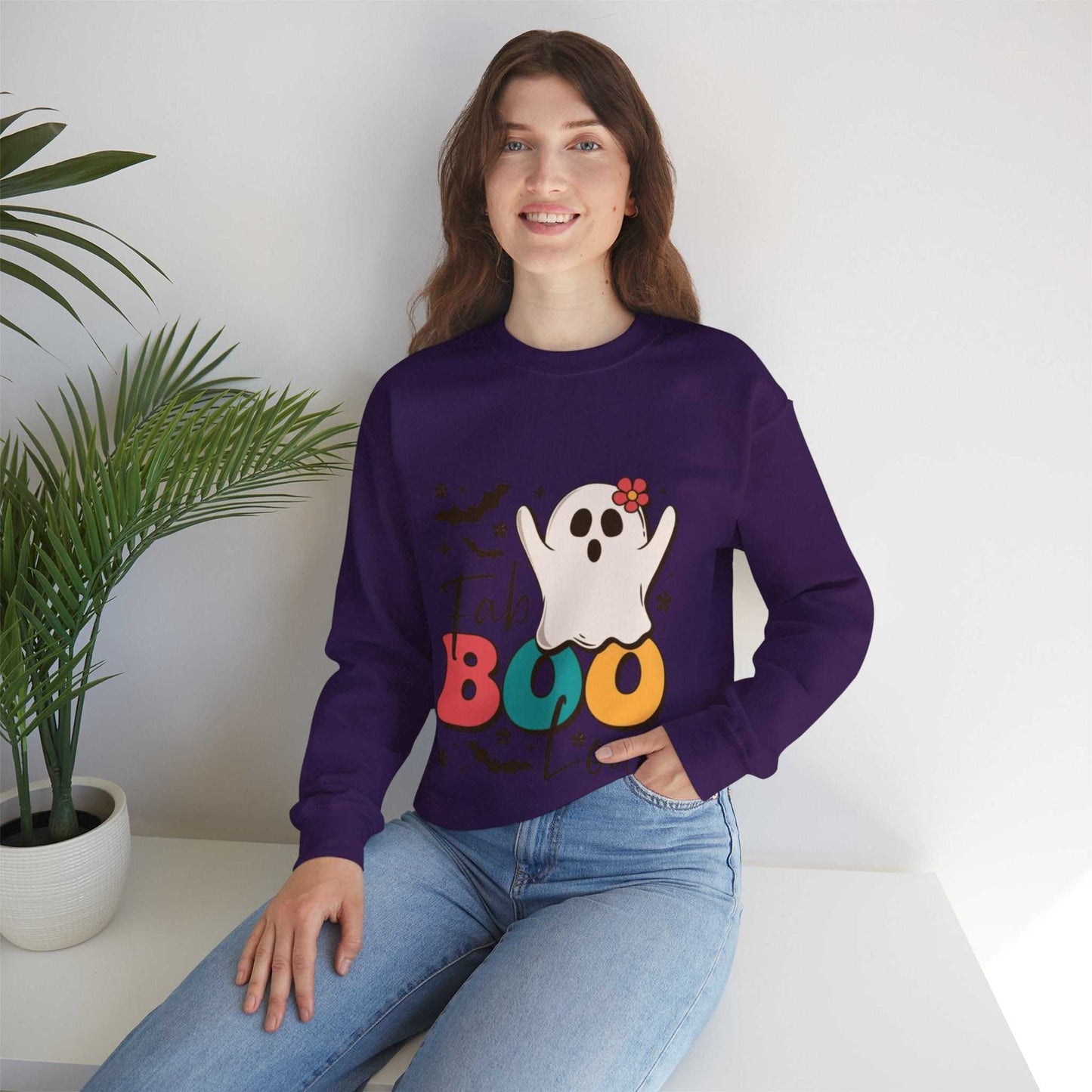 Fabulous Boo Sweatshirt, Halloween Party Gift