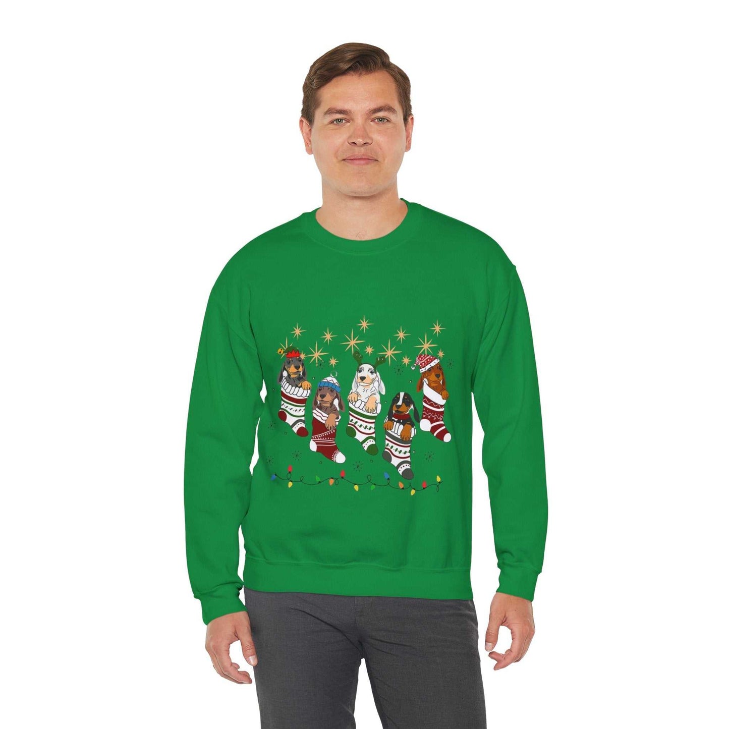 Funny Christmas Dogs Sweatshirt, Christmas Dog Gift