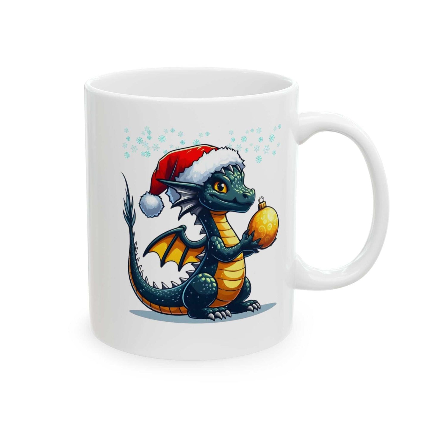 Dinosaur Christmas Mugs, Dinosaur Lover Gift, Funny Christmas Mug