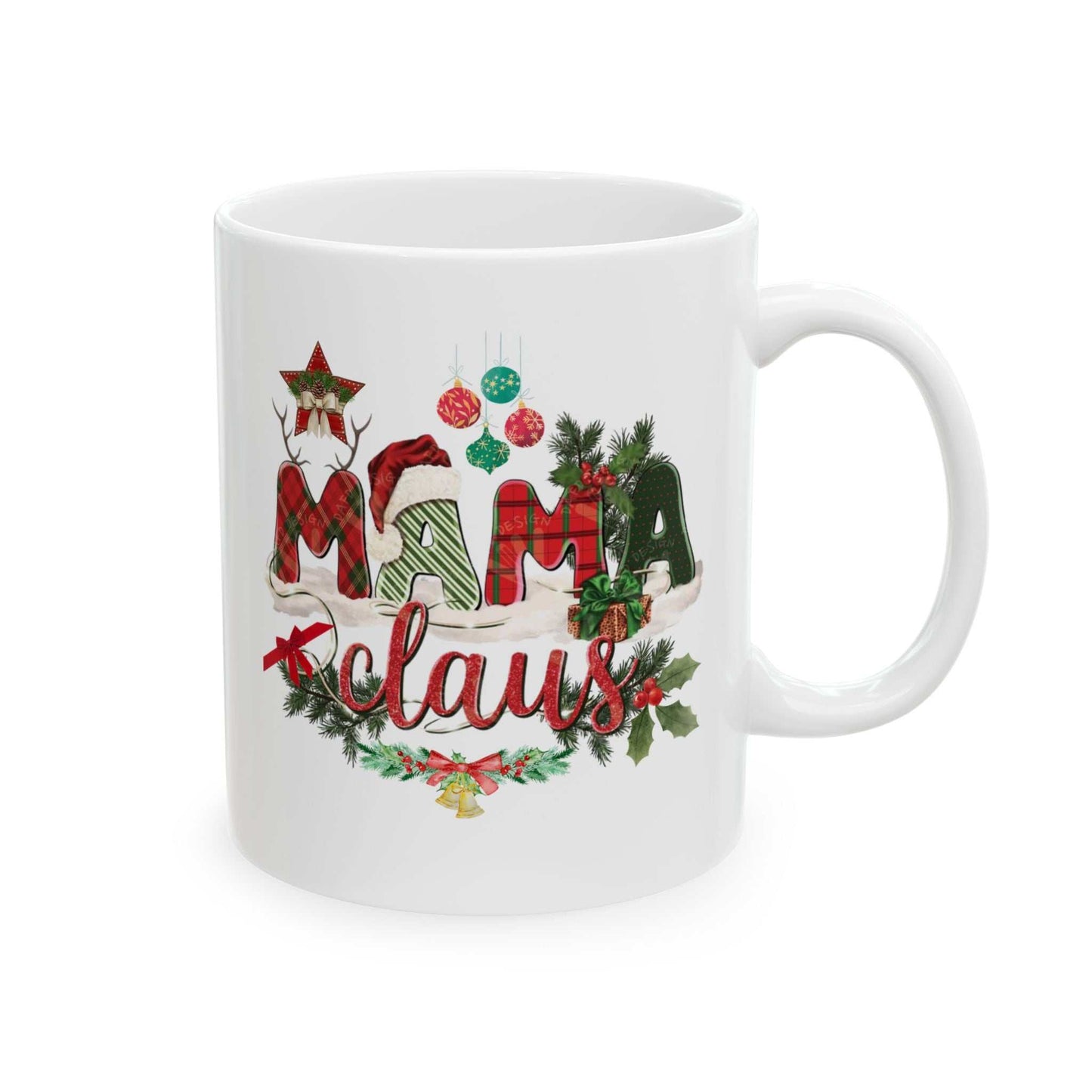 Mama Claus Mugs, Gift For Mom, Best Holiday Christmas Mug