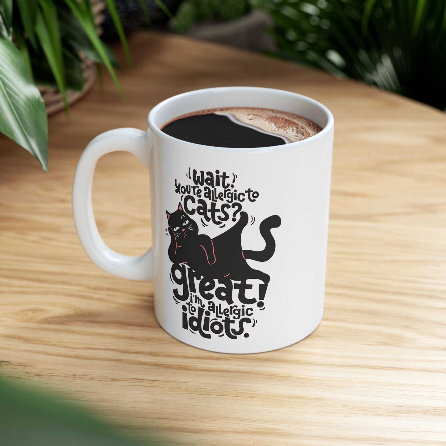 Magic Cat Ceramic Mug | 11oz & 15oz | Perfect Gift for Cat Lovers
