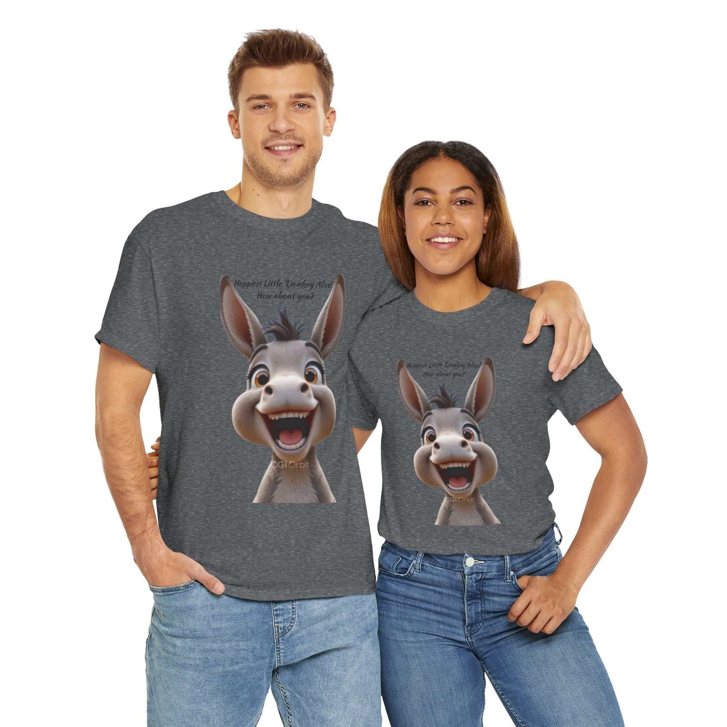 Funny donkey t-shirt - Unisex Heavy Cotton Shirt, Gift for Animal Lovers