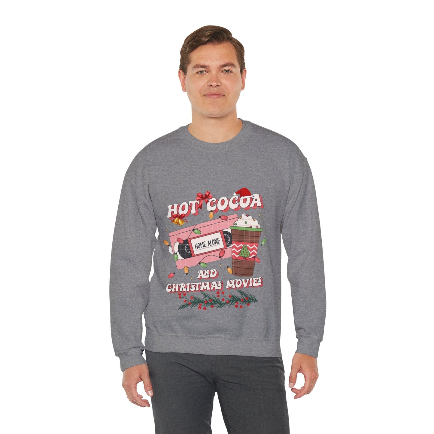 Hot Cocoa And Christmas Movies Sweatshirt, Christmas Latte Tee