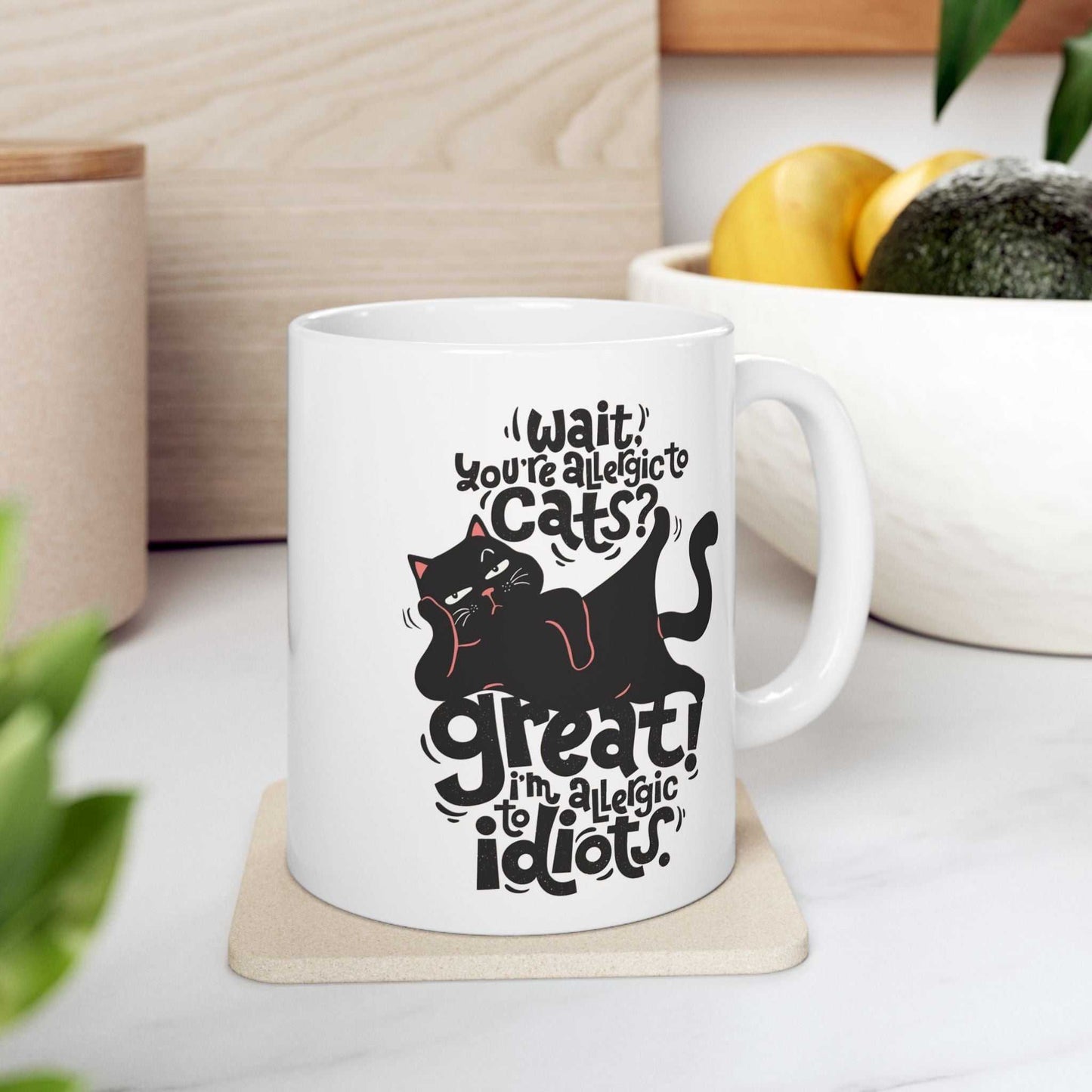Magic Cat Ceramic Mug | 11oz & 15oz | Perfect Gift for Cat Lovers