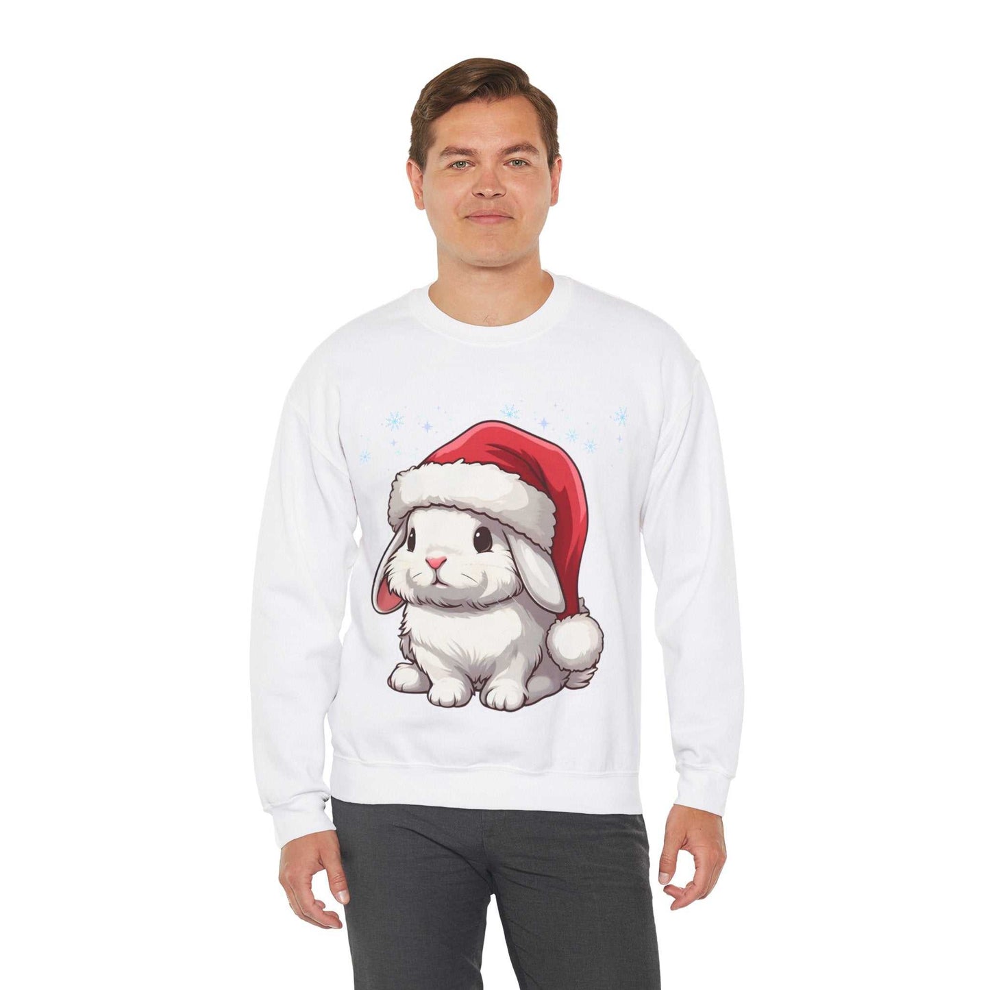 Cute Rabbit Christmas Sweatshirt, Funny Rabbit Gift