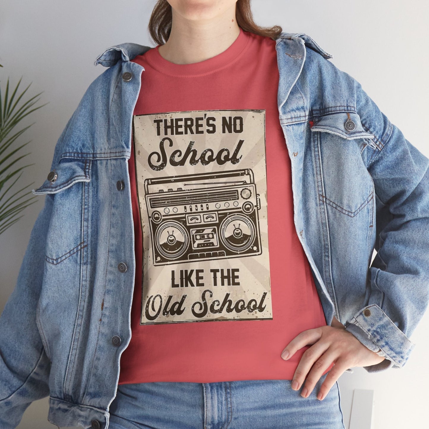 Vintage-style Unisex Tee - "There's No School Like the Old School"