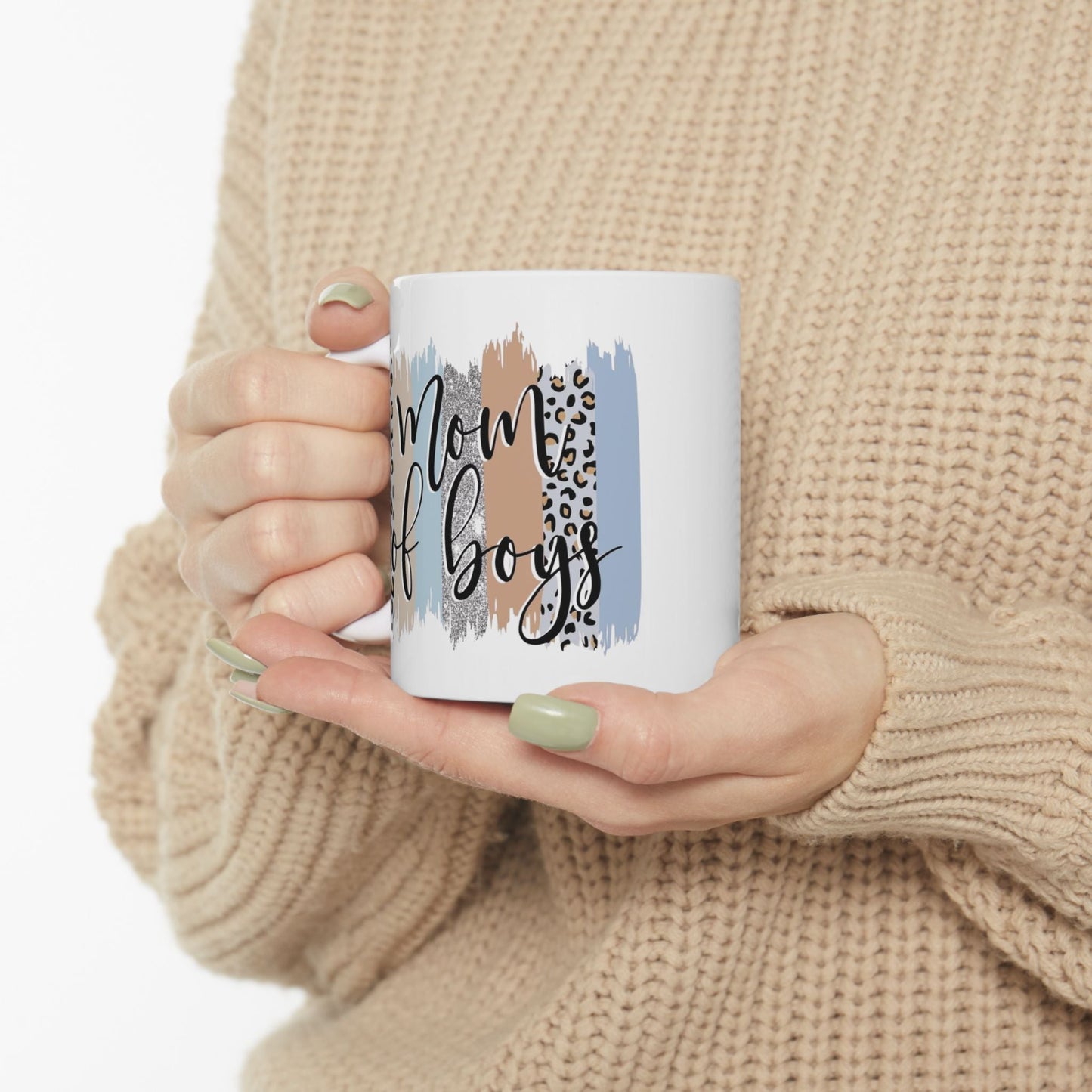 Wild at Heart Ceramic Mug - Design for Everyday Use, Gift for Mama