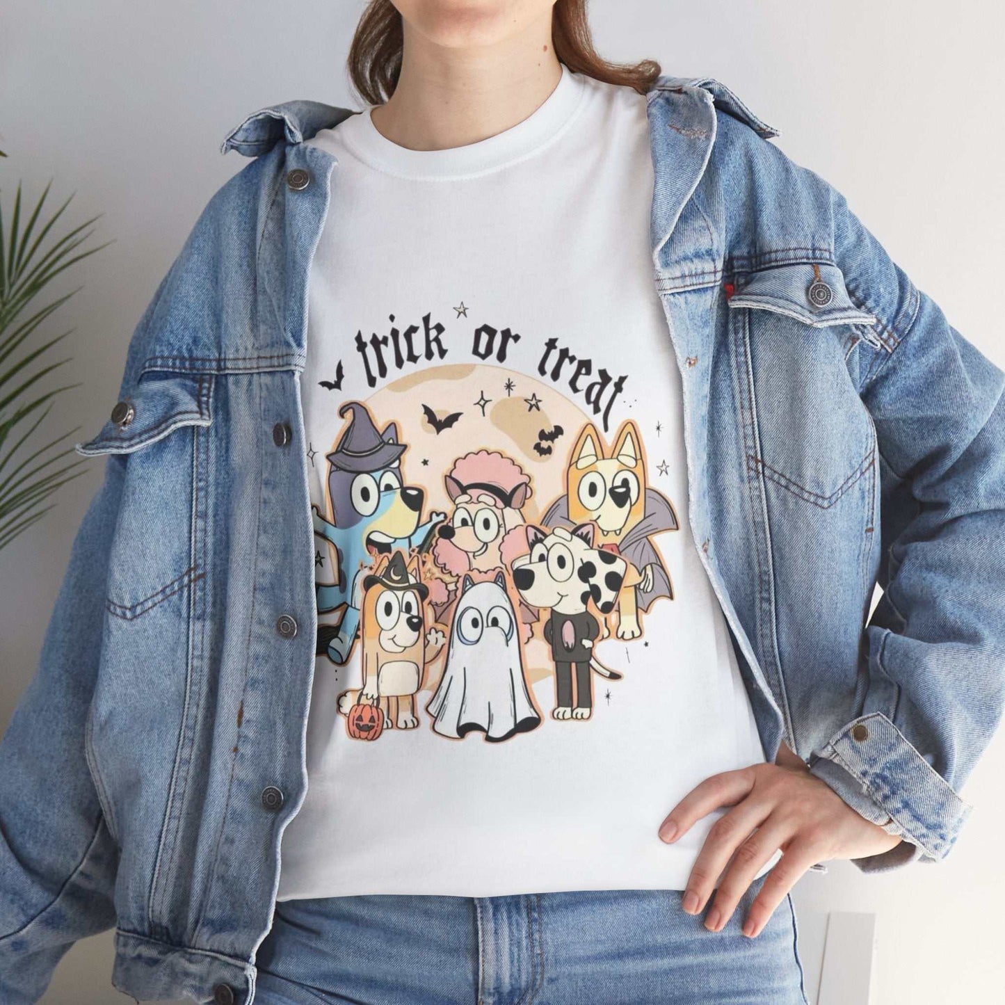 Cute Halloween Tee, Trick or Treat T-Shirt, Fall Festive Apparel Gift