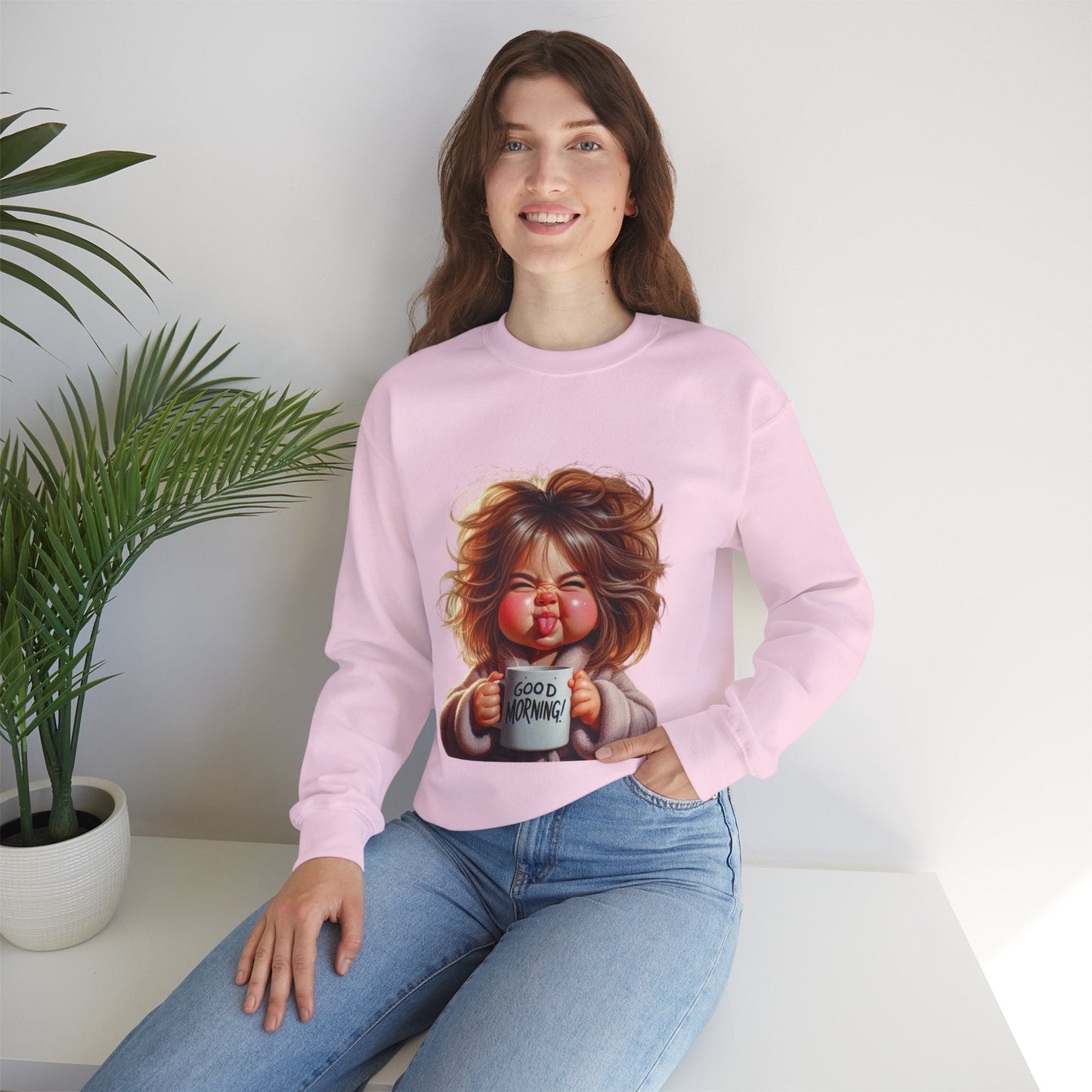 Good Morning Sweatshirt - Unisex Heavy Blend Crewneck