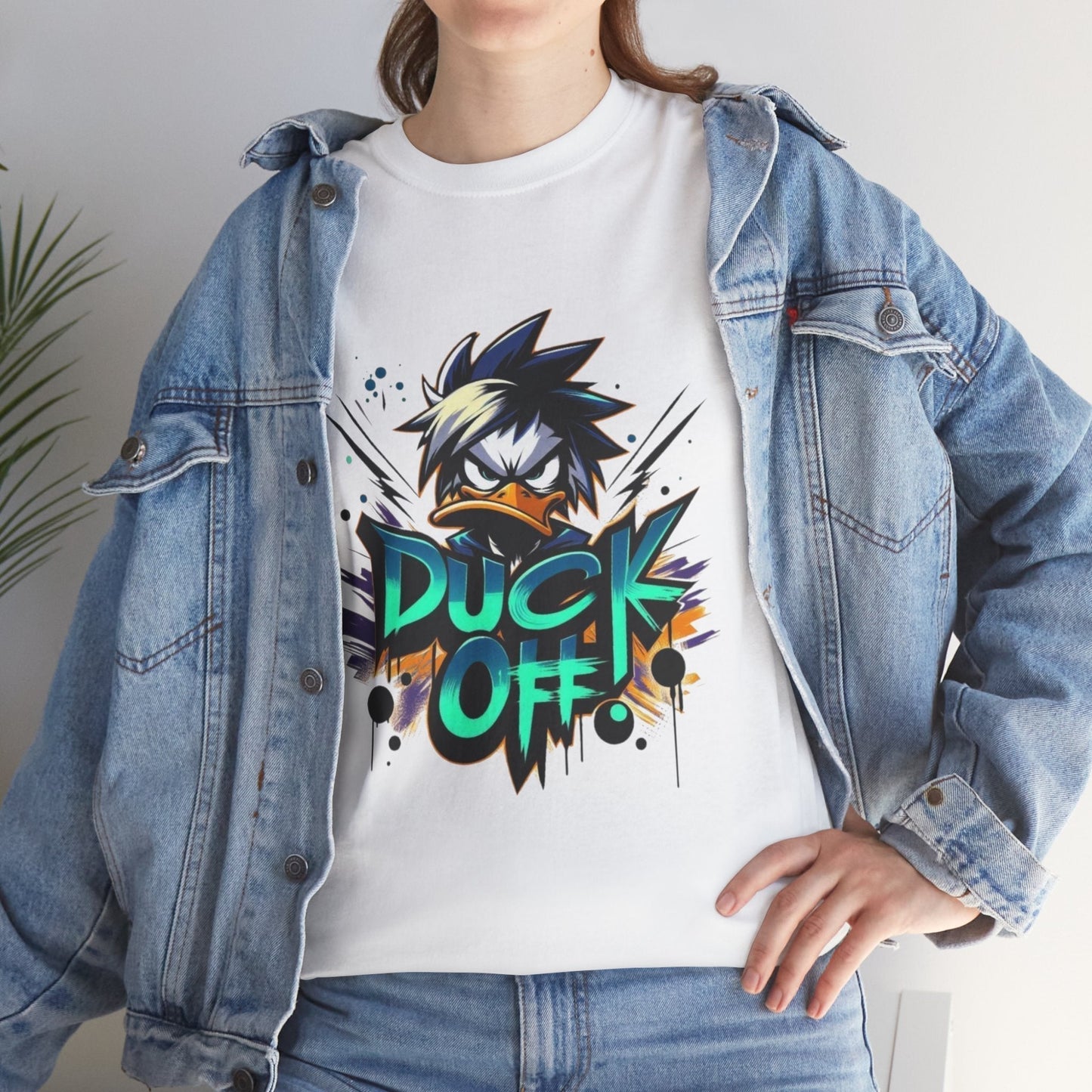 Graphic Tee - 'Duck Off' Design for Casual Wear - T-shirt Gift for all
