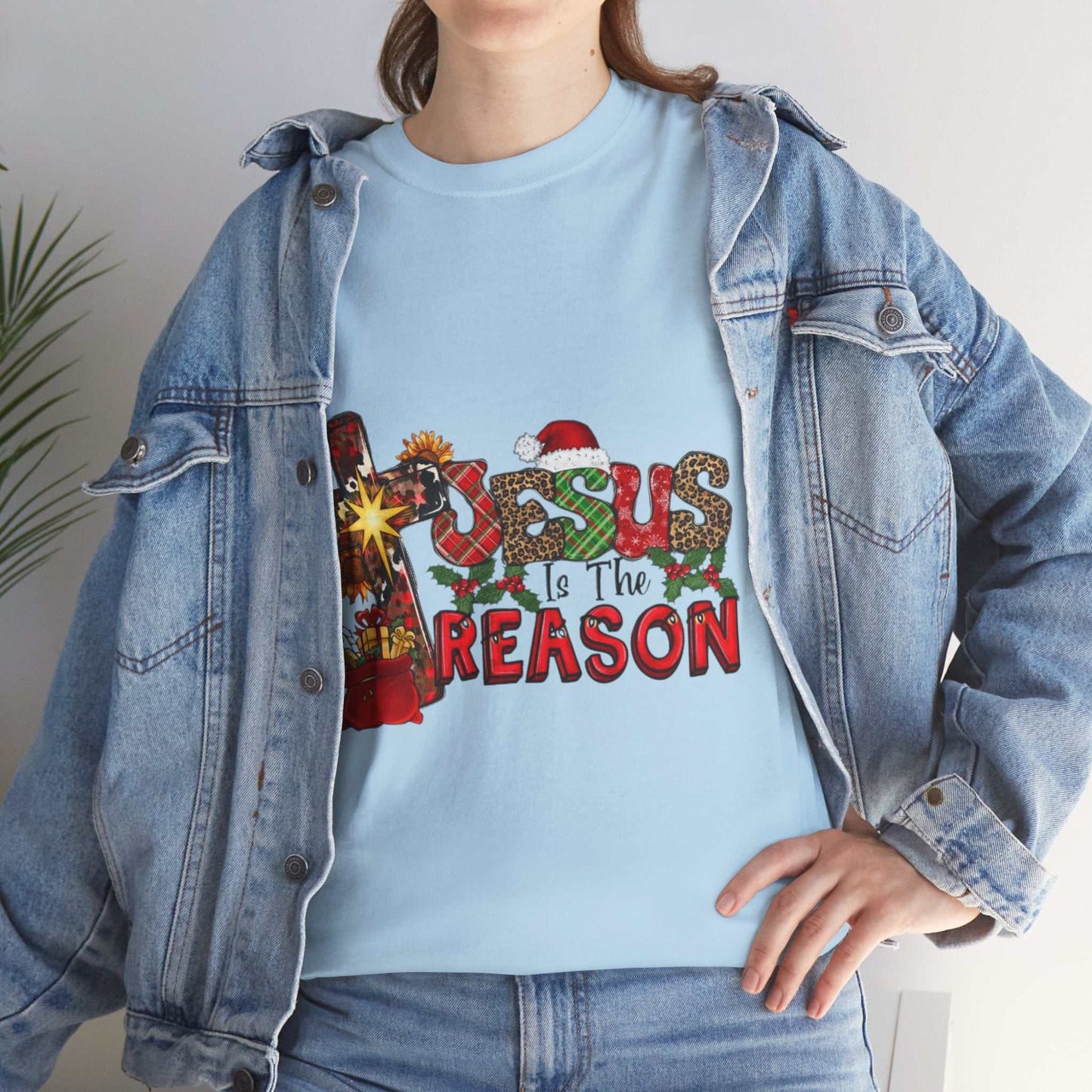 Jesus Is The Reason Shirt, Religious Christmas Gift