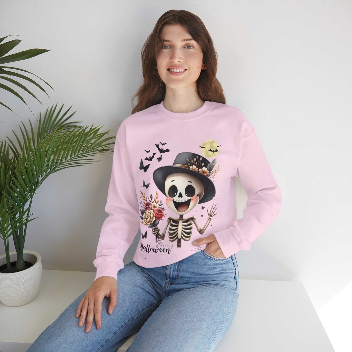 Funny Skeleton Kids Halloween Sweatshirt – Spooky & Cute Costume Alternative!